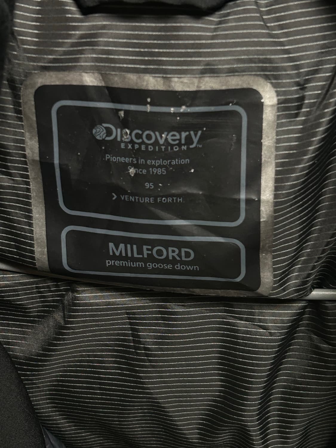 디스커버리 밀포드 구스다운 패딩 블랙 남성 95 상품이미지5