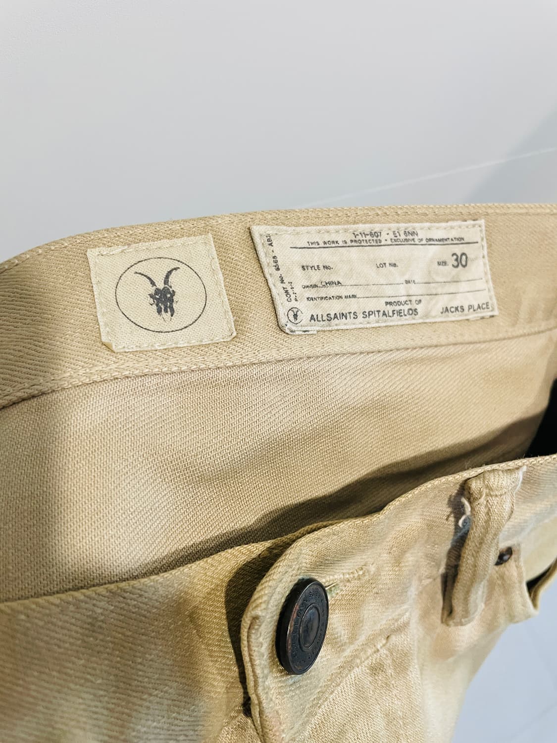 ALLSAINTS SPITALFIELDS SLIM FIT PANT 상품이미지4