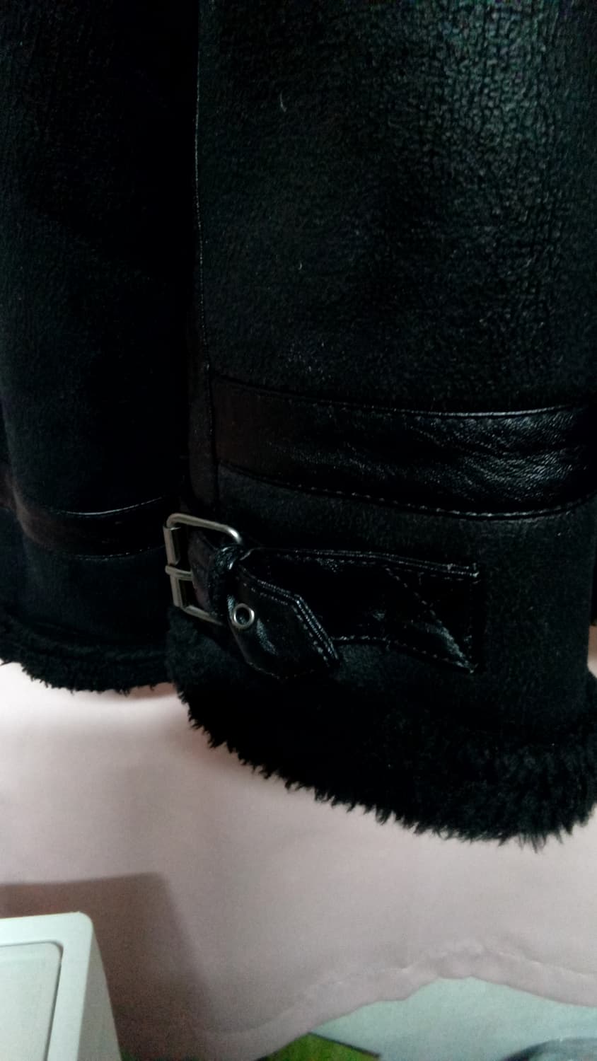 에비 에이터 블랙 무스탕 상품이미지6