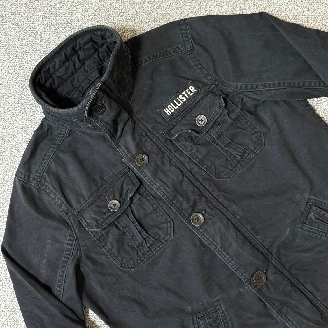 홀리스터 멀티포켓 야상 자켓 L 상품이미지5