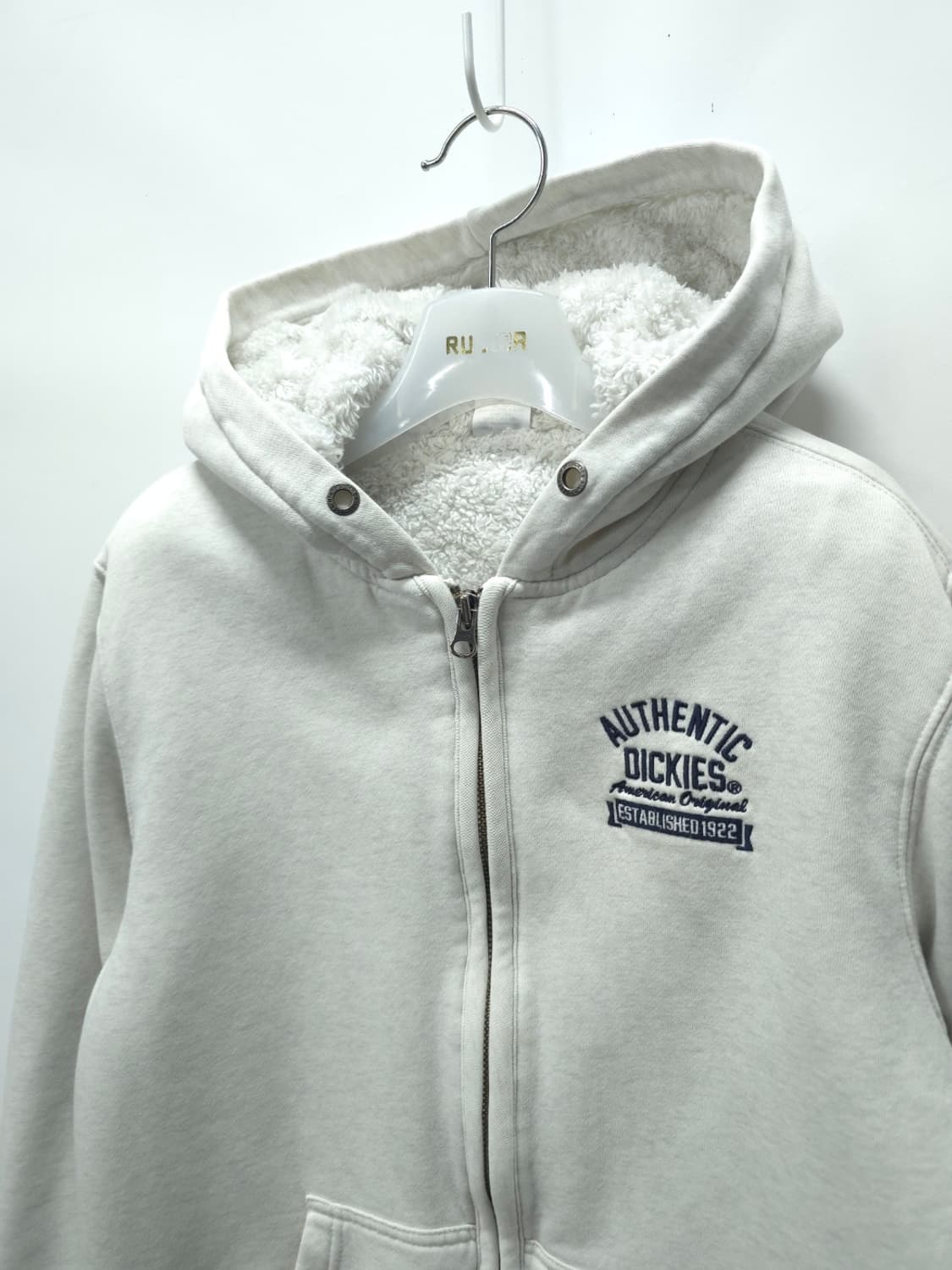 디키즈 오트밀 보아털 후드 집업 (S/90) 상품이미지2