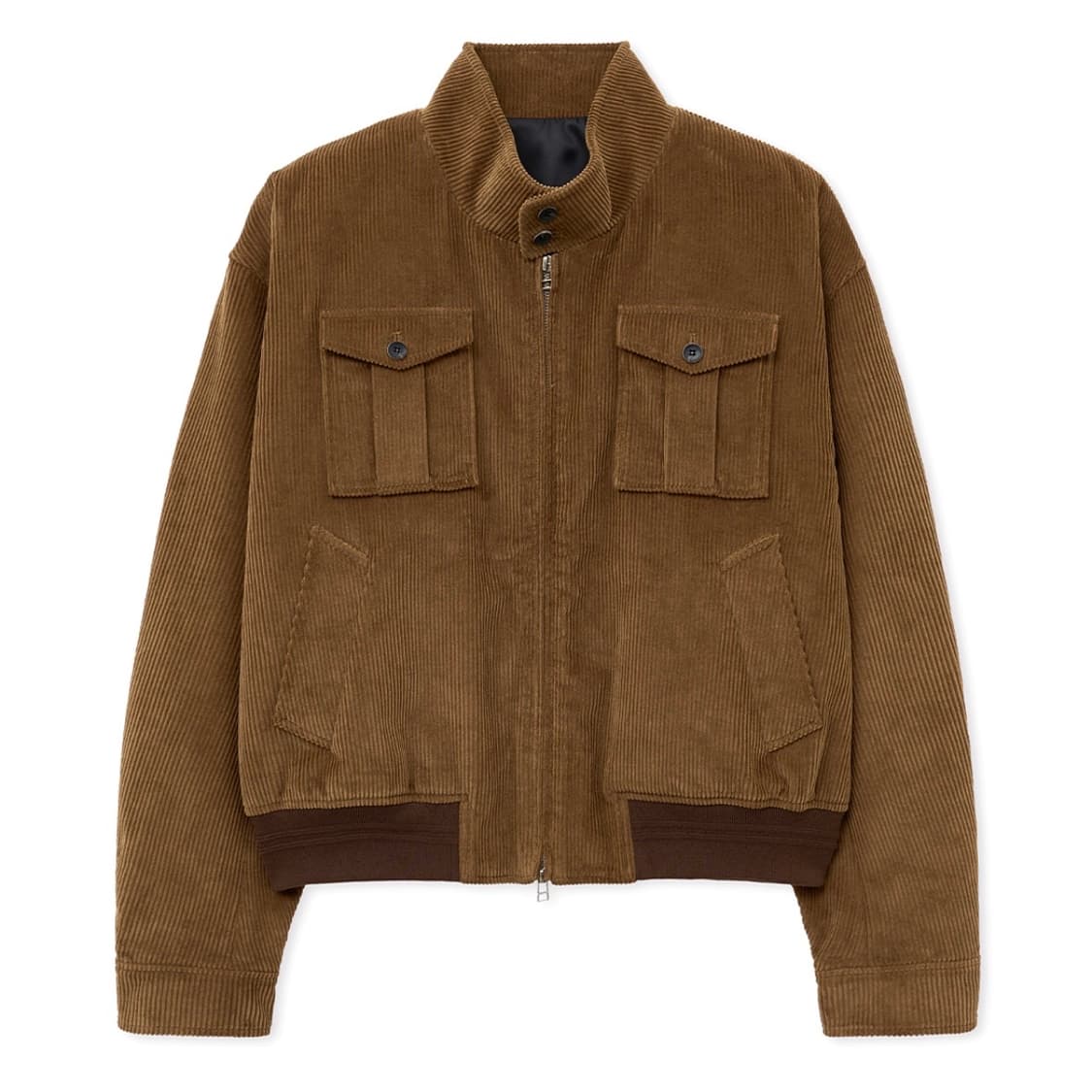 인템포무드 제임스 더블 포켓 해링턴 재킷 카멜 M [새상품] 상품이미지1