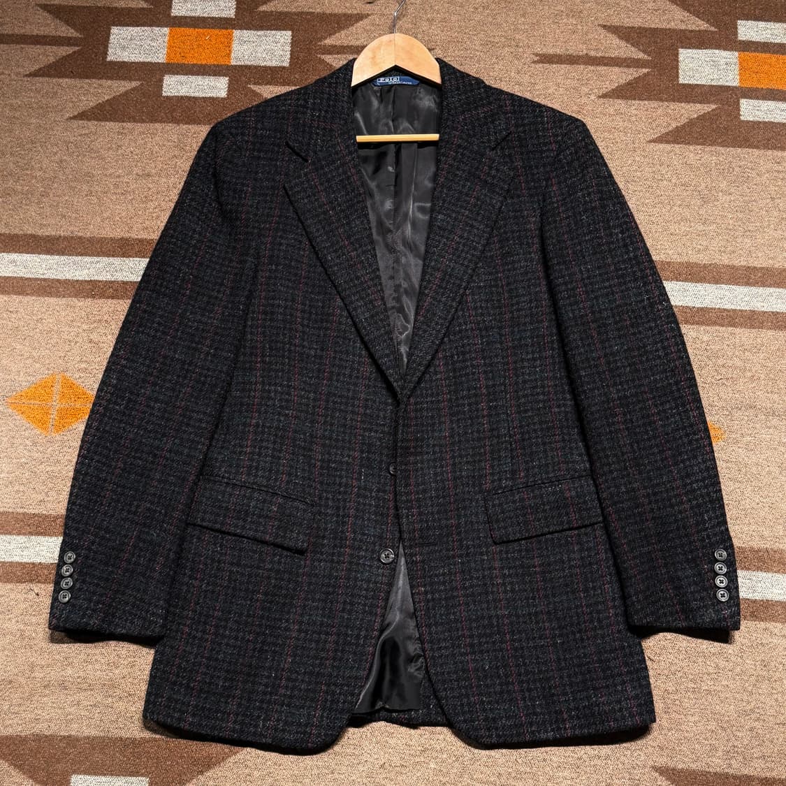 USA 폴로랄프로렌 유니온메이드 울 트위드 자켓 L 상품이미지1