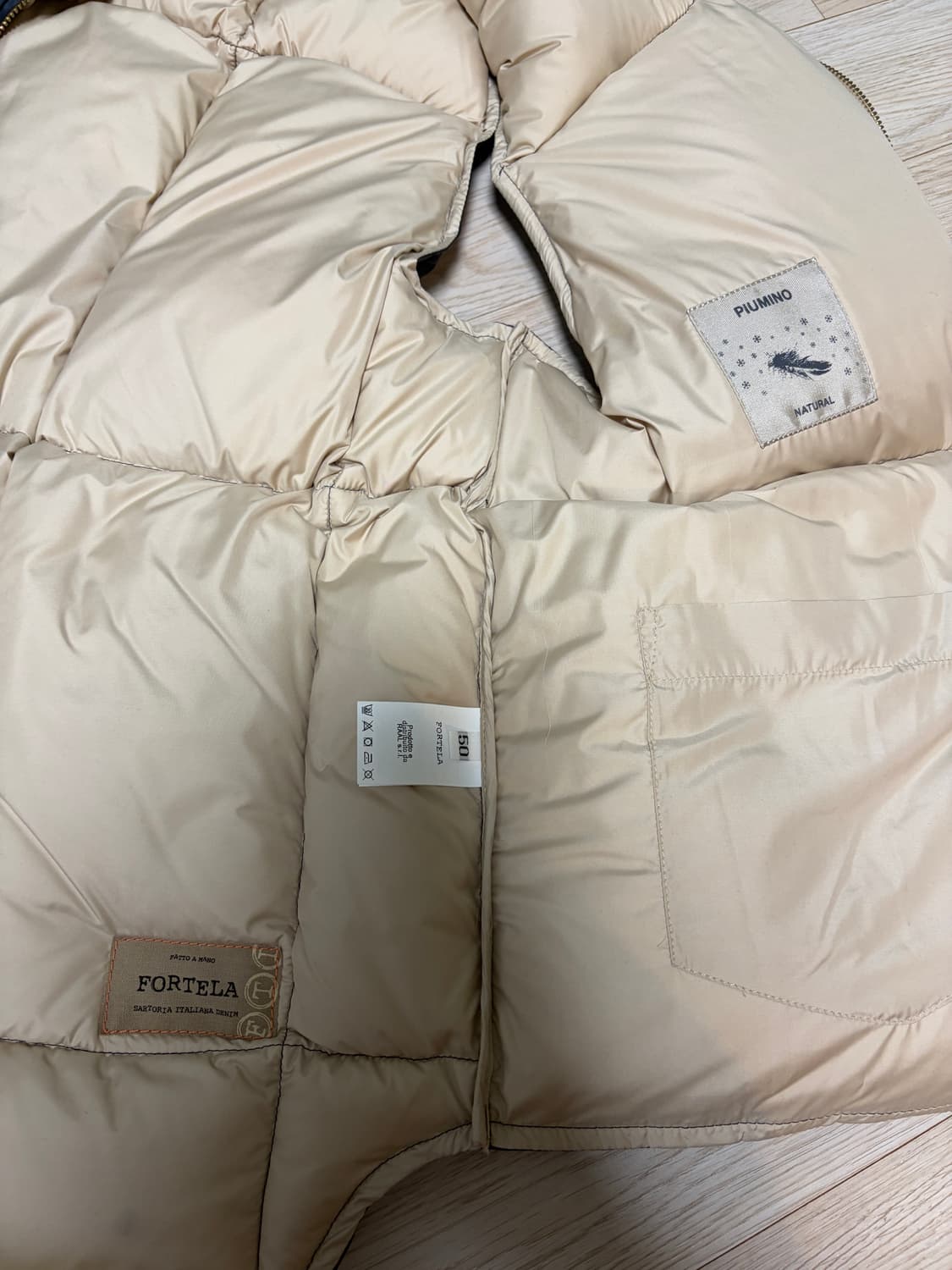 포르텔라 구스다운 길렛 패딩베스트(새상품, 50) 상품이미지2