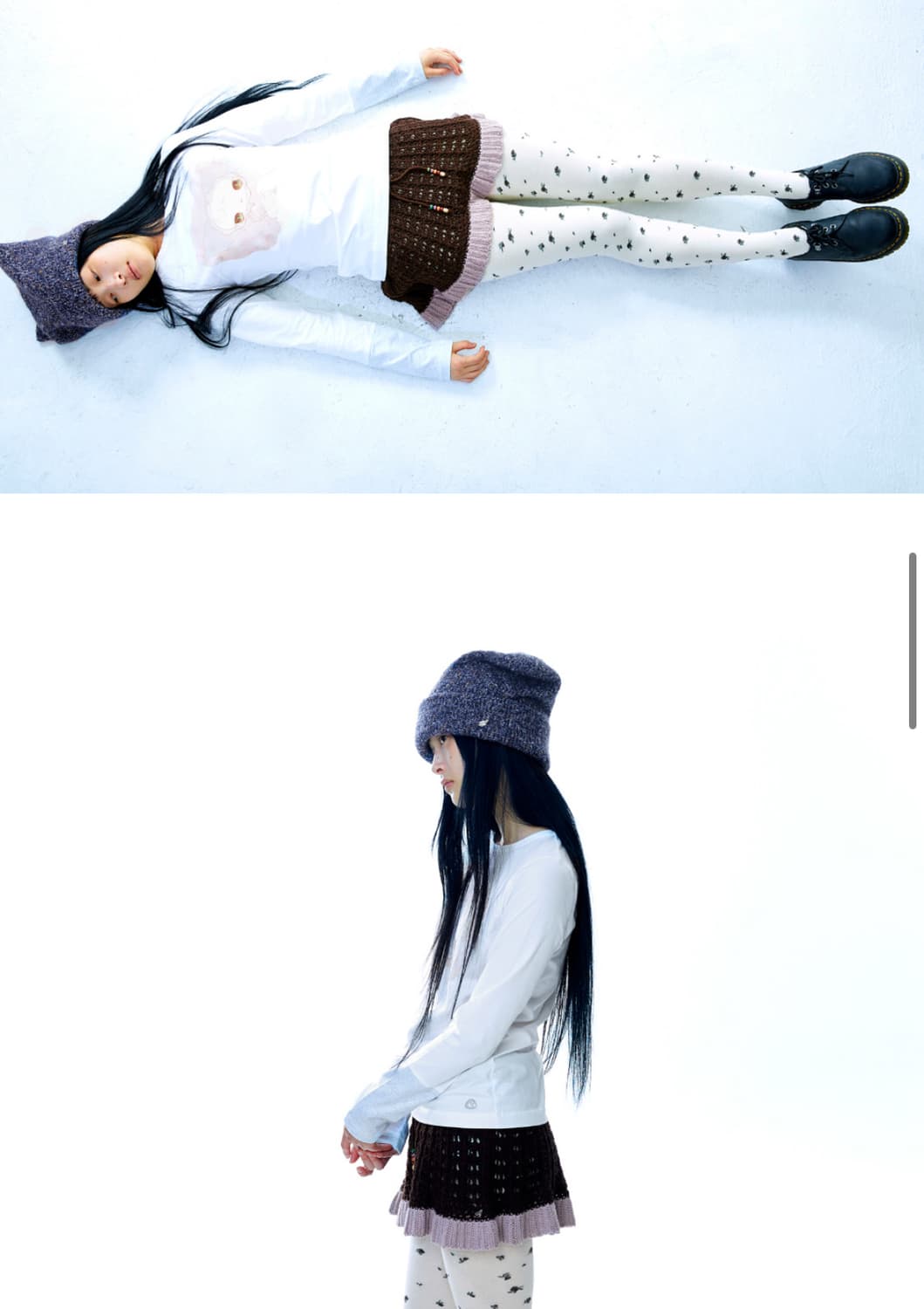 코이세이오 캣 비니 퍼플 상품이미지2