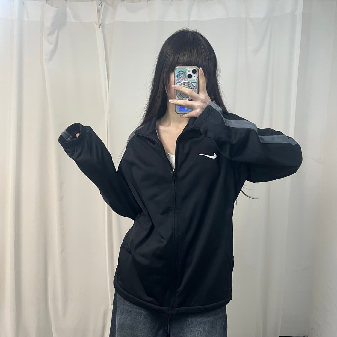 Nike swoosh black jersey 상품이미지2