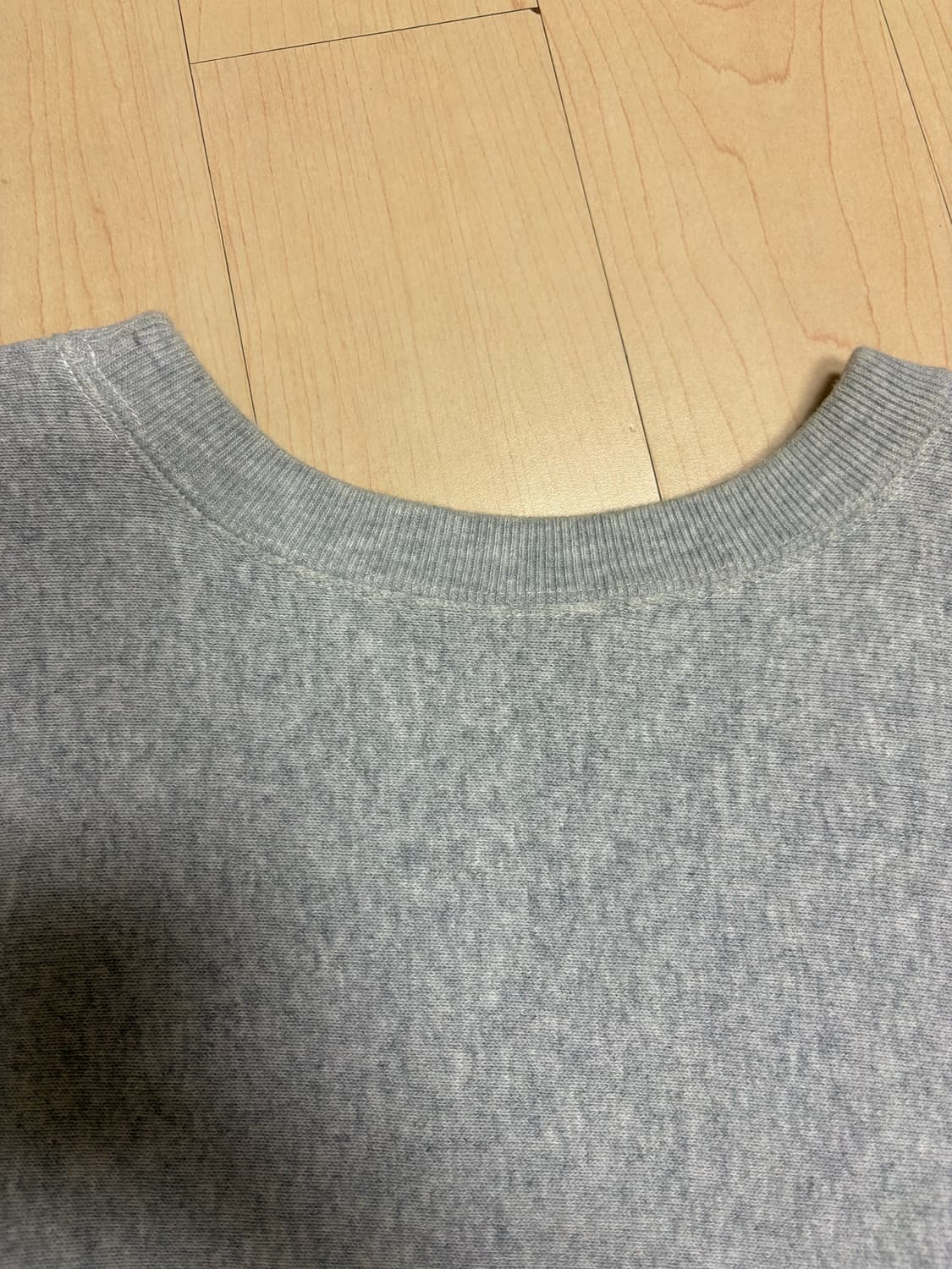 챔피온 리버스위브 재팬 블루택 그레이 스웻셔츠 맨투맨 상품이미지4