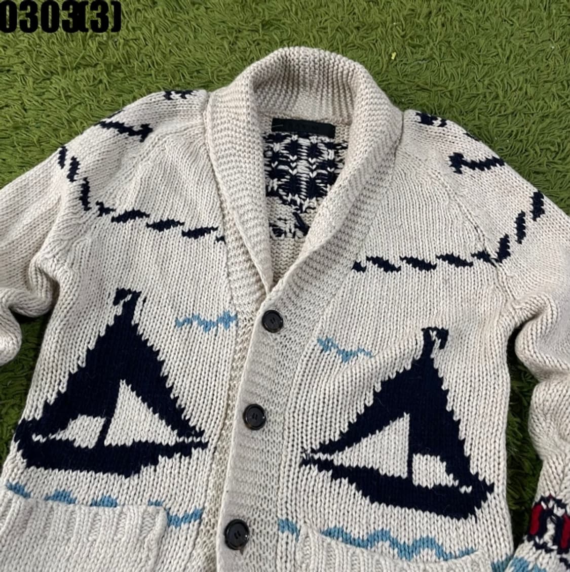 빈티지 코위찬 니트 가디건 상품이미지2