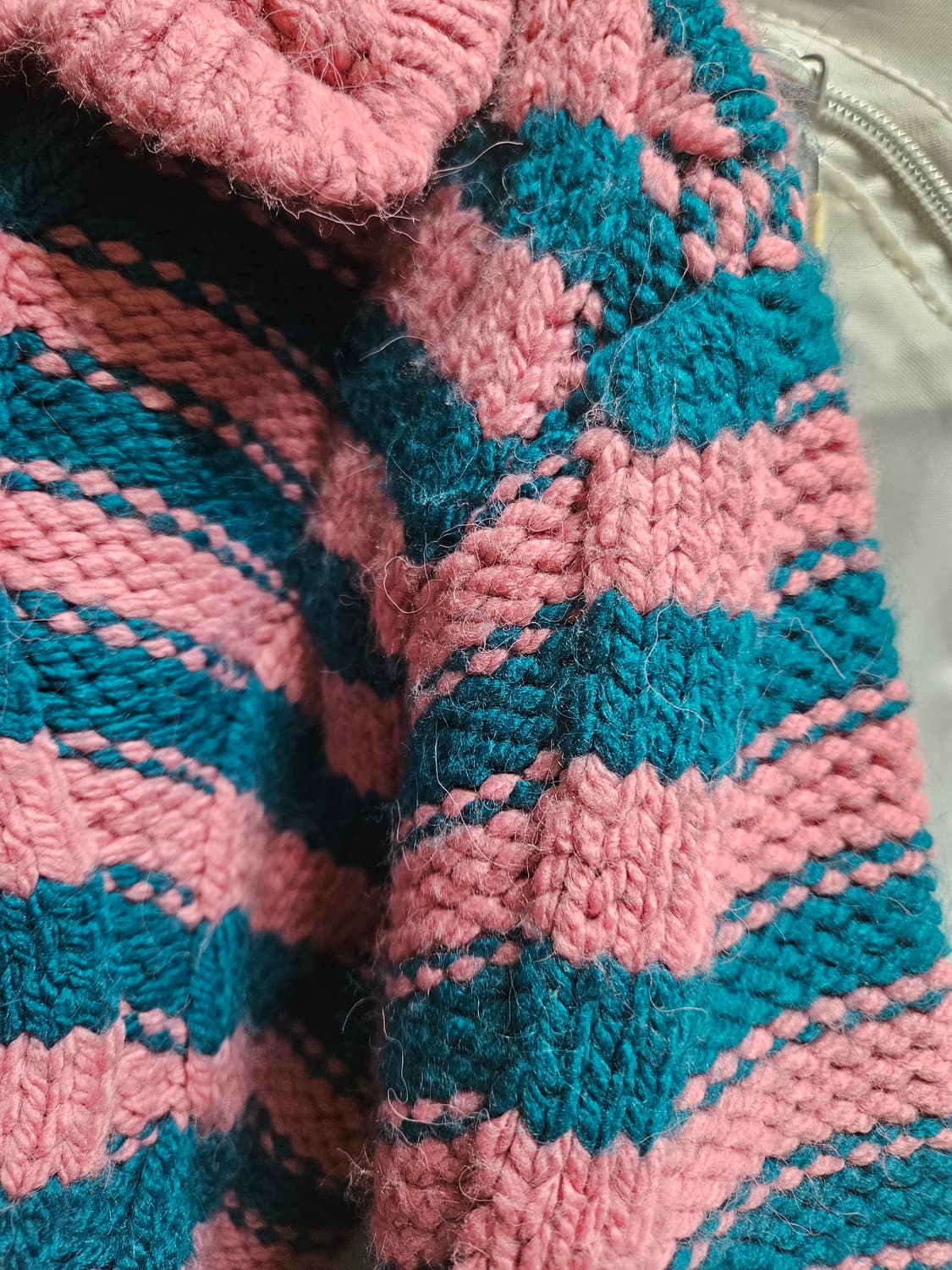 자라 인디핑크 카라 폼폼 단추 니트 상품이미지4