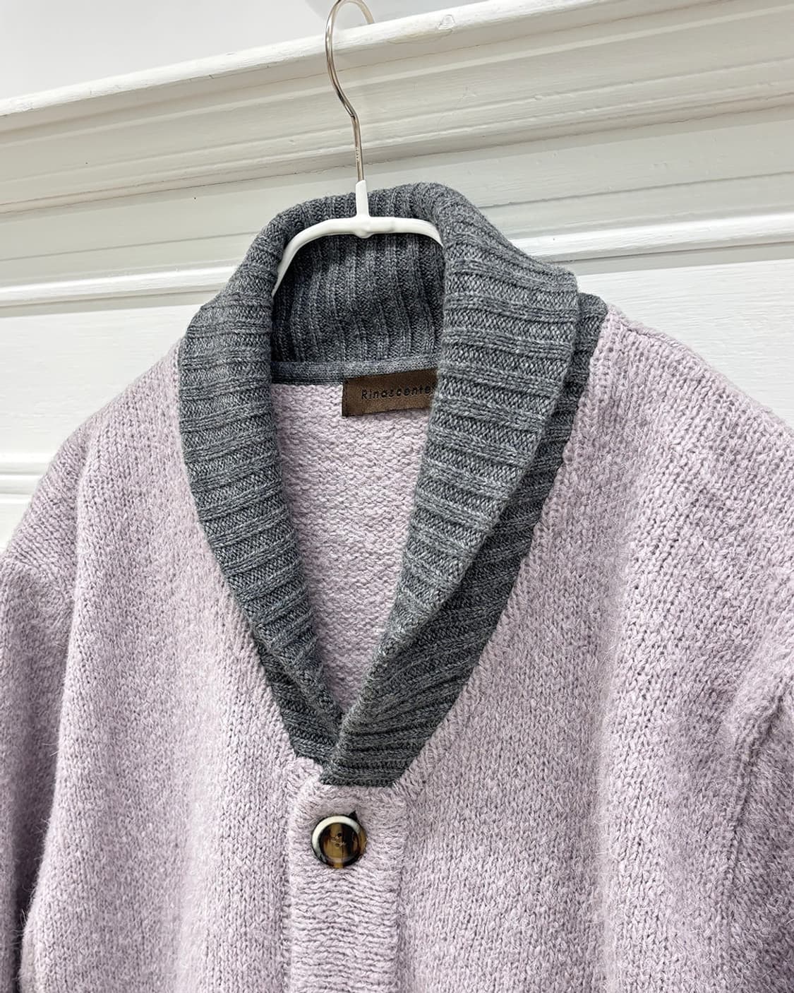 herish lavender charcoal point cardigan 상품이미지6