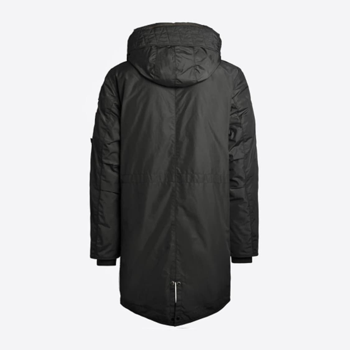 정품) 파라점퍼스 탱크베이스 다운 야상 패딩 마스터피스 블랙 오버핏 L 상품이미지3