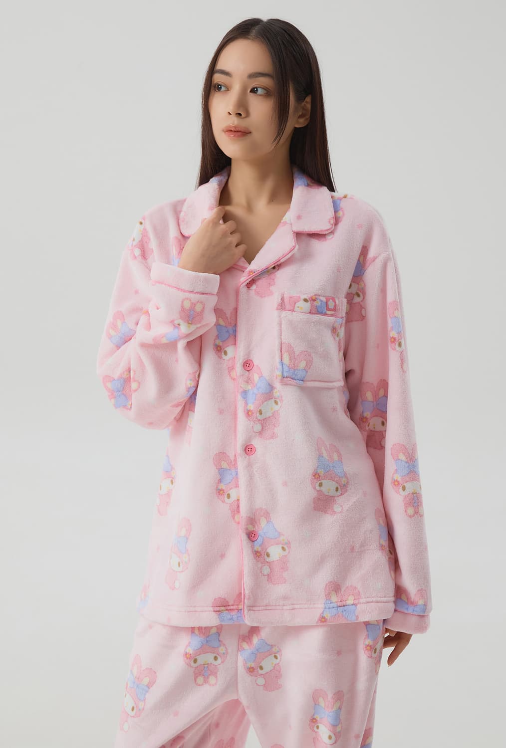 [산리오캐릭터즈] 노곤노곤 수면 파자마(LIGHT PINK) 미개봉 상품이미지2