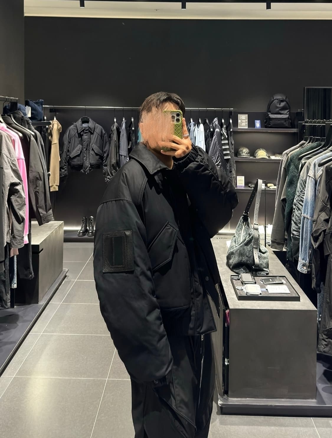 준지 179만 스탠카라 봄버 블루종 상품이미지8