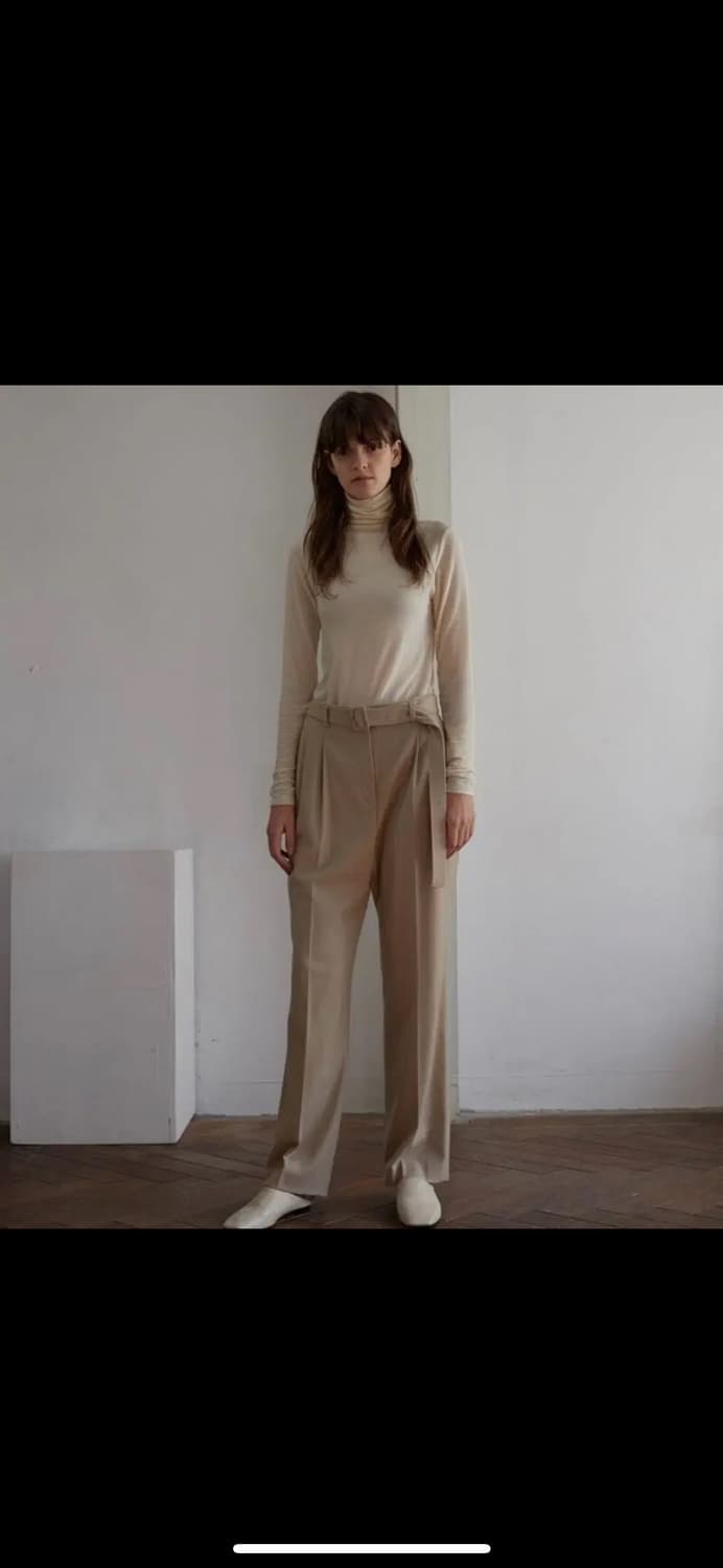 H8 플란넬 울팬츠 - 멜란지브라운, 베이지 M 상품이미지5