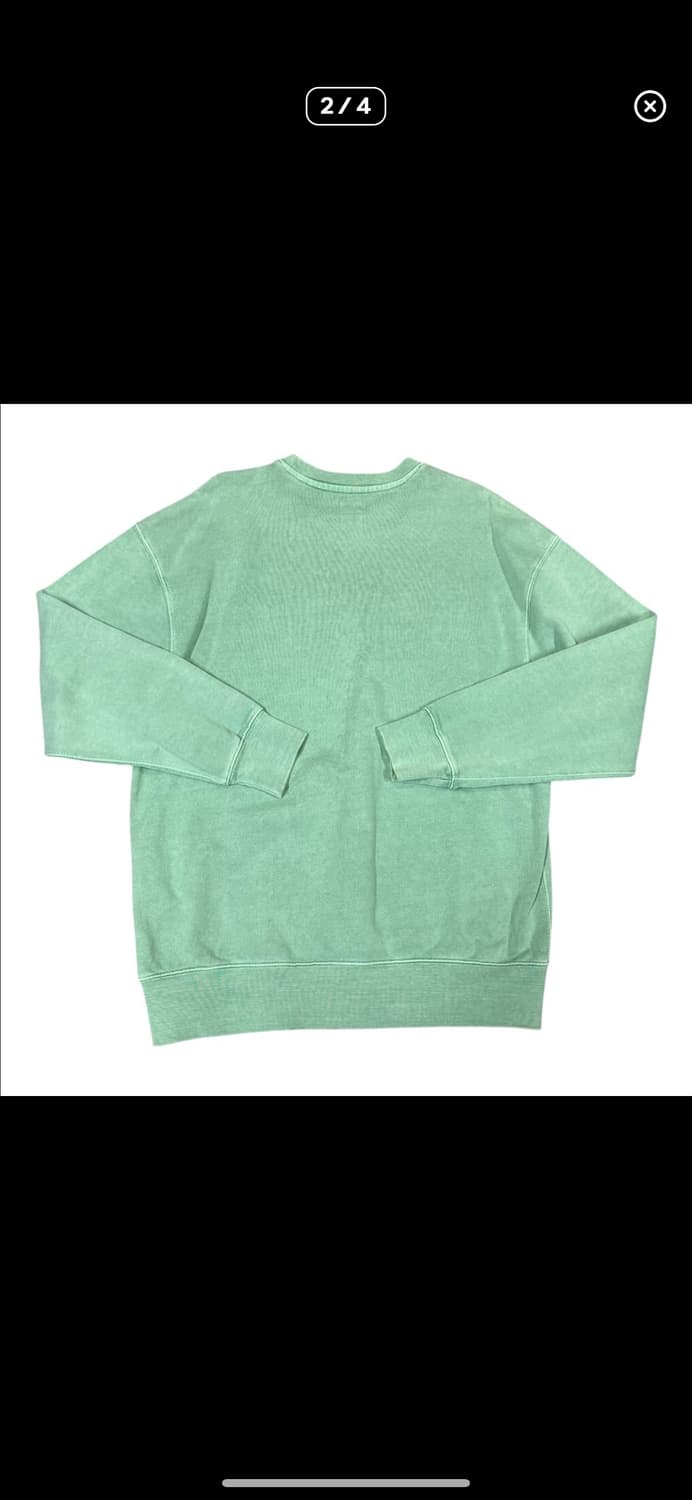  (바배) 리바이스 피그먼트 민트 맨투맨 상품이미지2