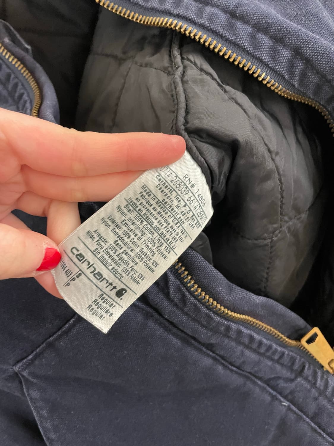 Carhartt 칼하트 워크 베스트 자켓 상품이미지6