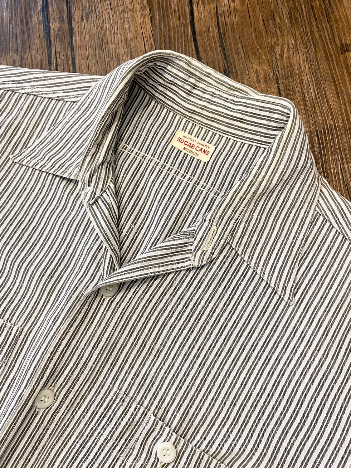 슈가케인 스트라이프 워크 셔츠 상품이미지6