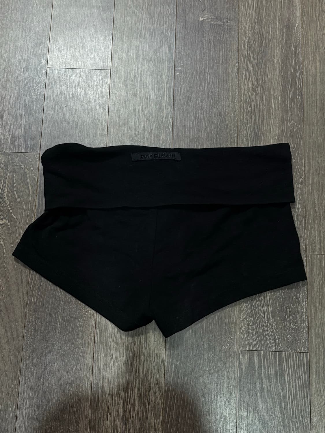 배드블러드 마이크로 쇼츠 블랙 S사이즈 상품이미지3