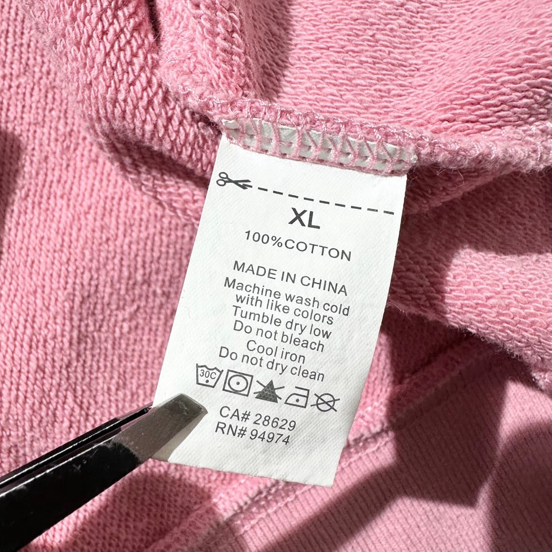 스투시 스탁로고 후드 딸기우유 핑크 상품이미지7