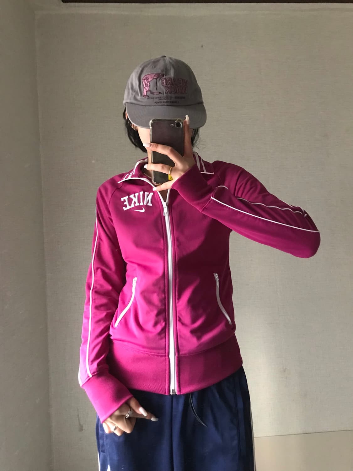 나이키 핑크 슬림핏 져지 상품이미지4