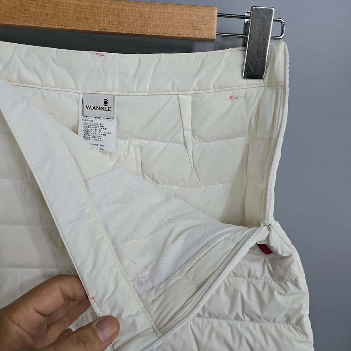 와이드앵글(W.ANGLE) 다운 패딩 스커트 64 상품이미지5