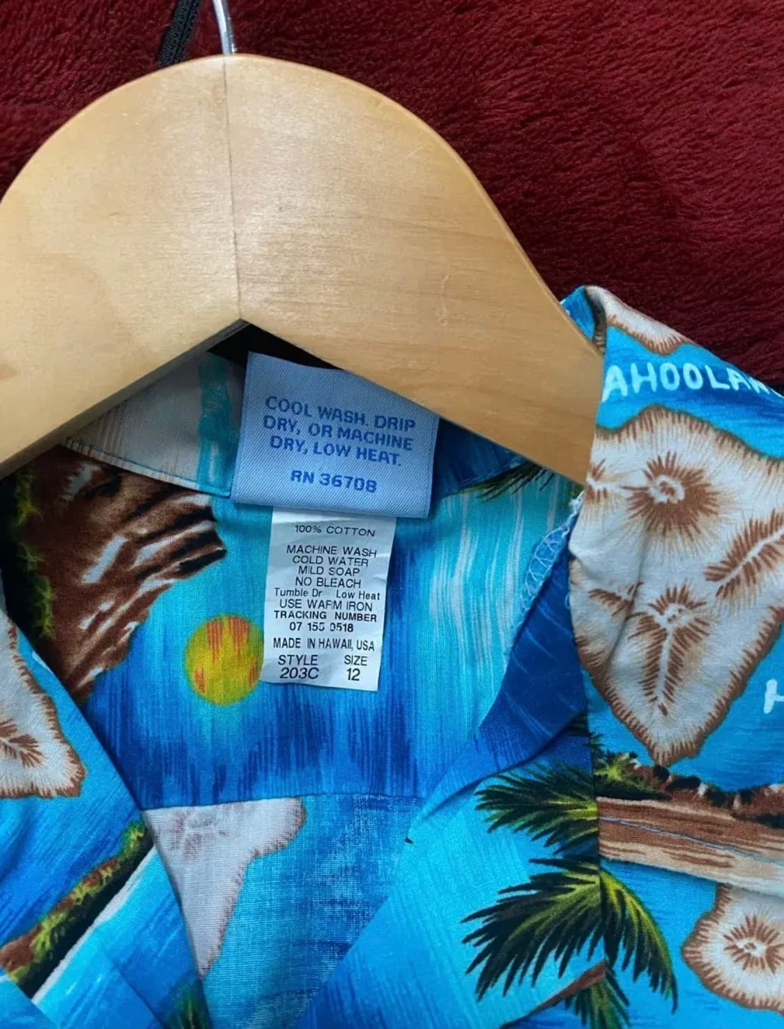 RJC USA 하와이안 키즈 반팔셔츠 상품이미지5