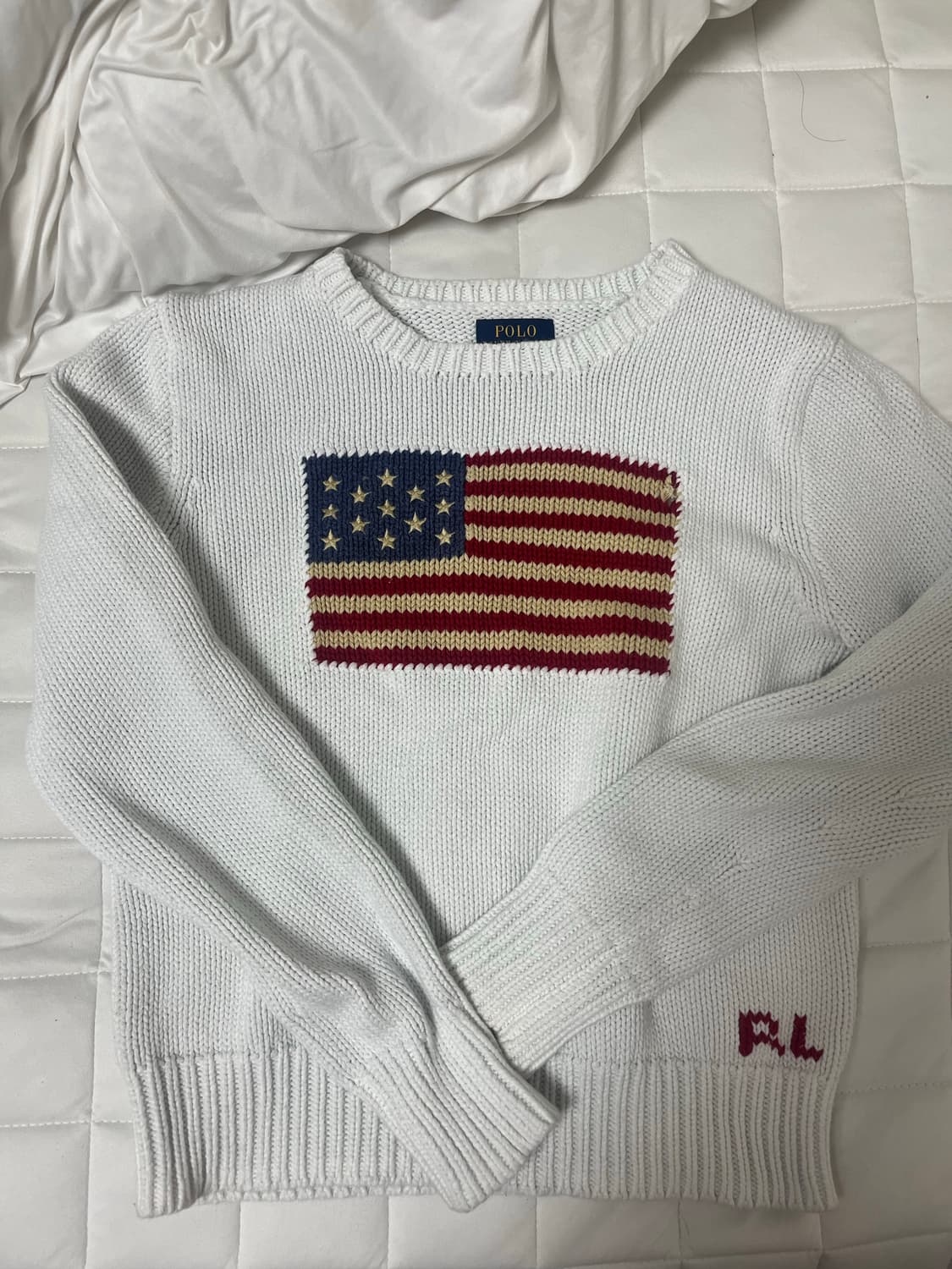 폴로 걸즈 성조기 니트 XL 상품이미지1