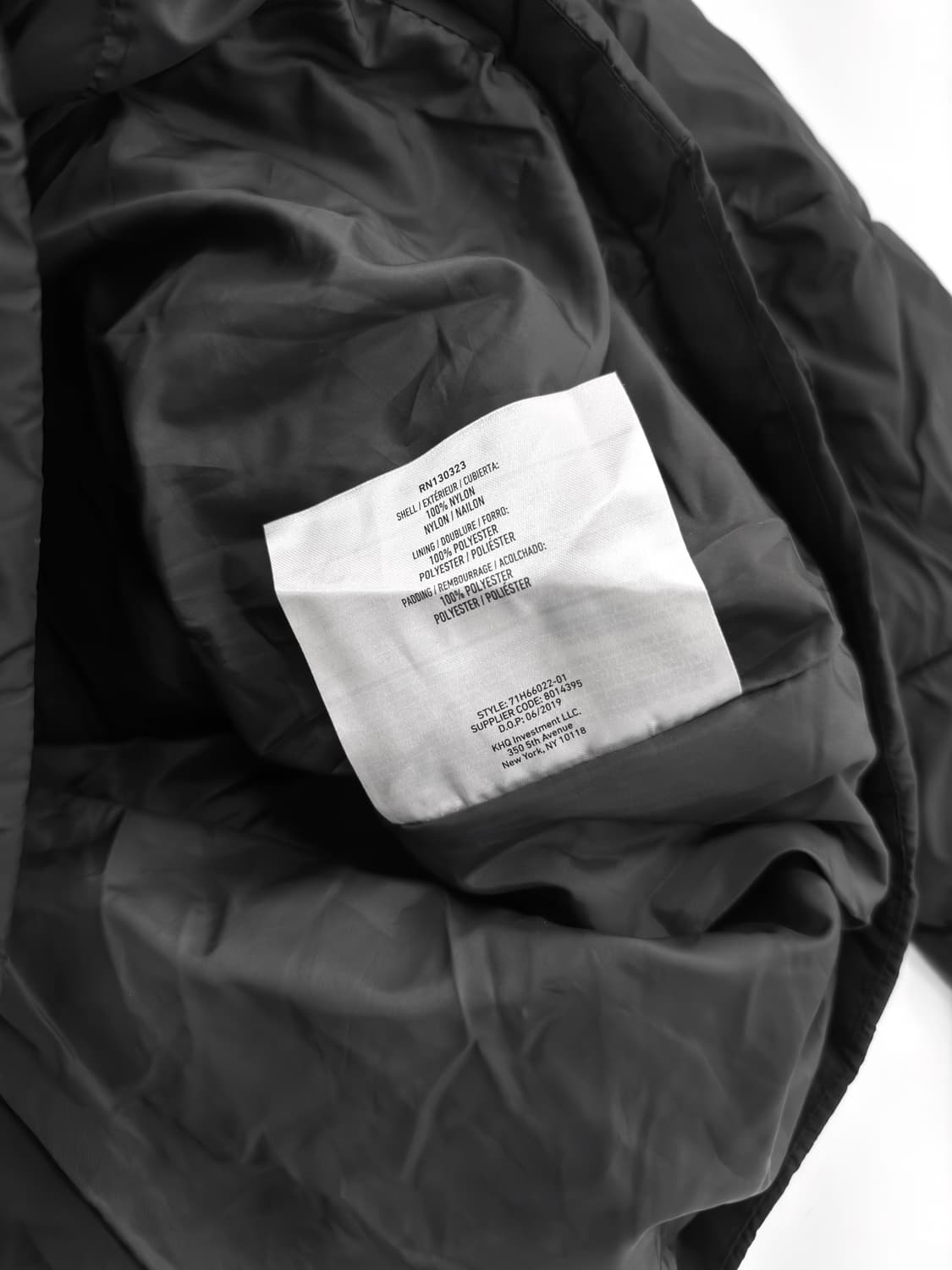 스파이더 경량패딩 다크그레이 상품이미지6