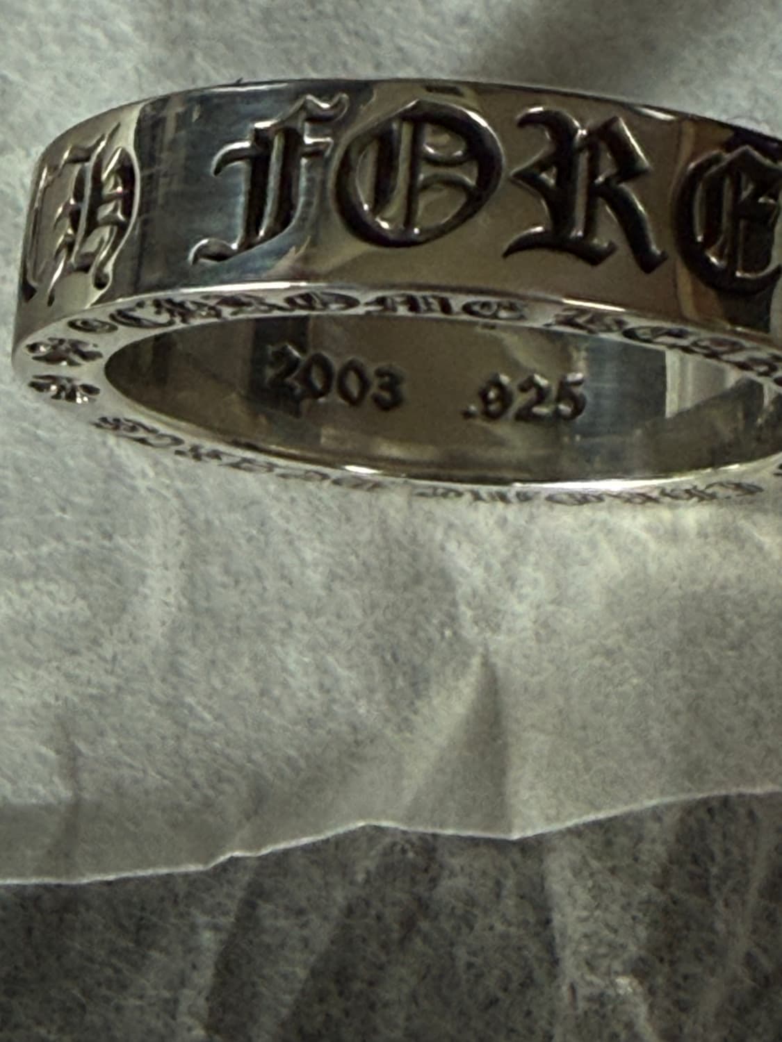 [US11 새상품] 크롬하츠 포에버링 6mm 스페이서링 상품이미지5