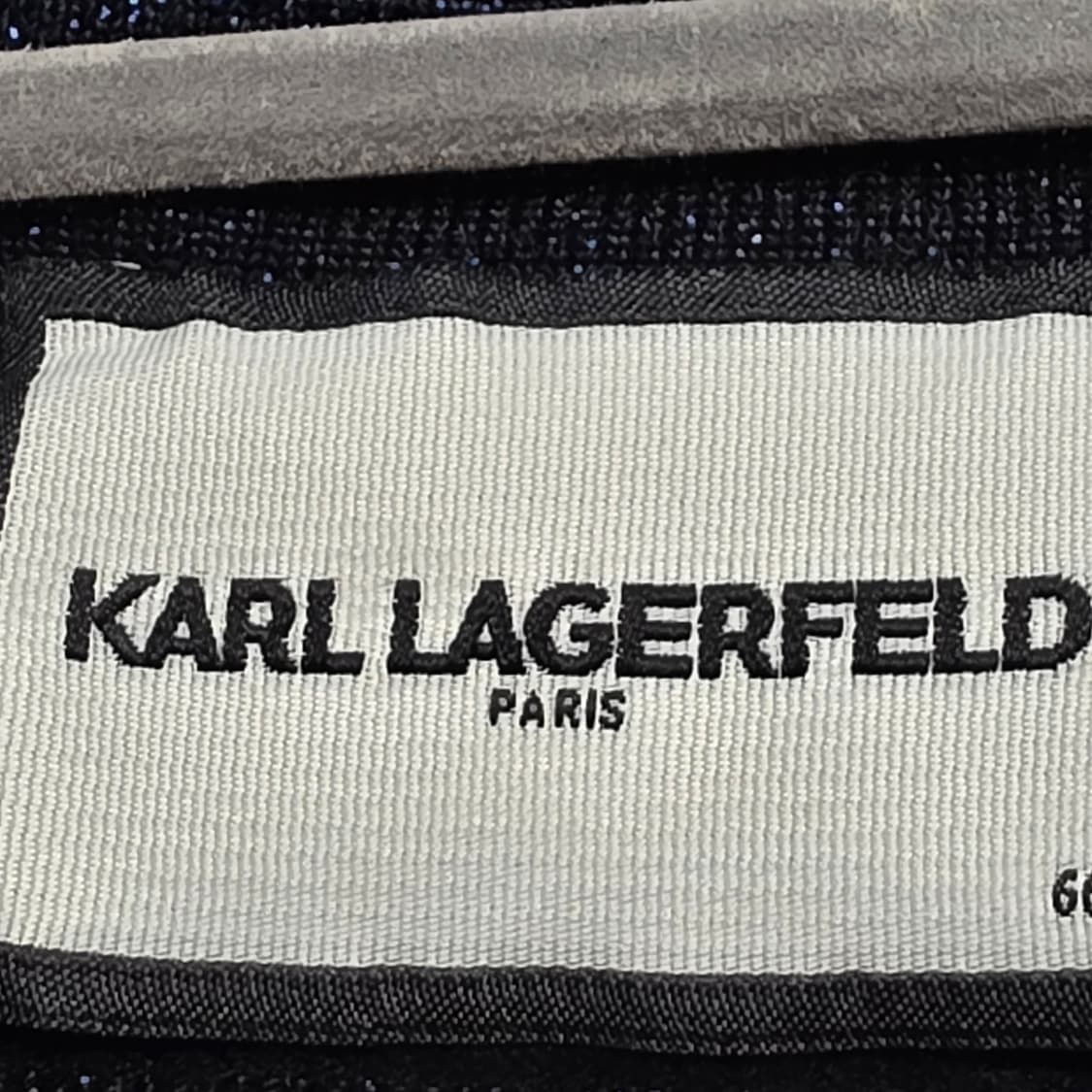 0176 칼 라거펠트 라비에라 카라 네이비 반팔 니트 66 상품이미지6