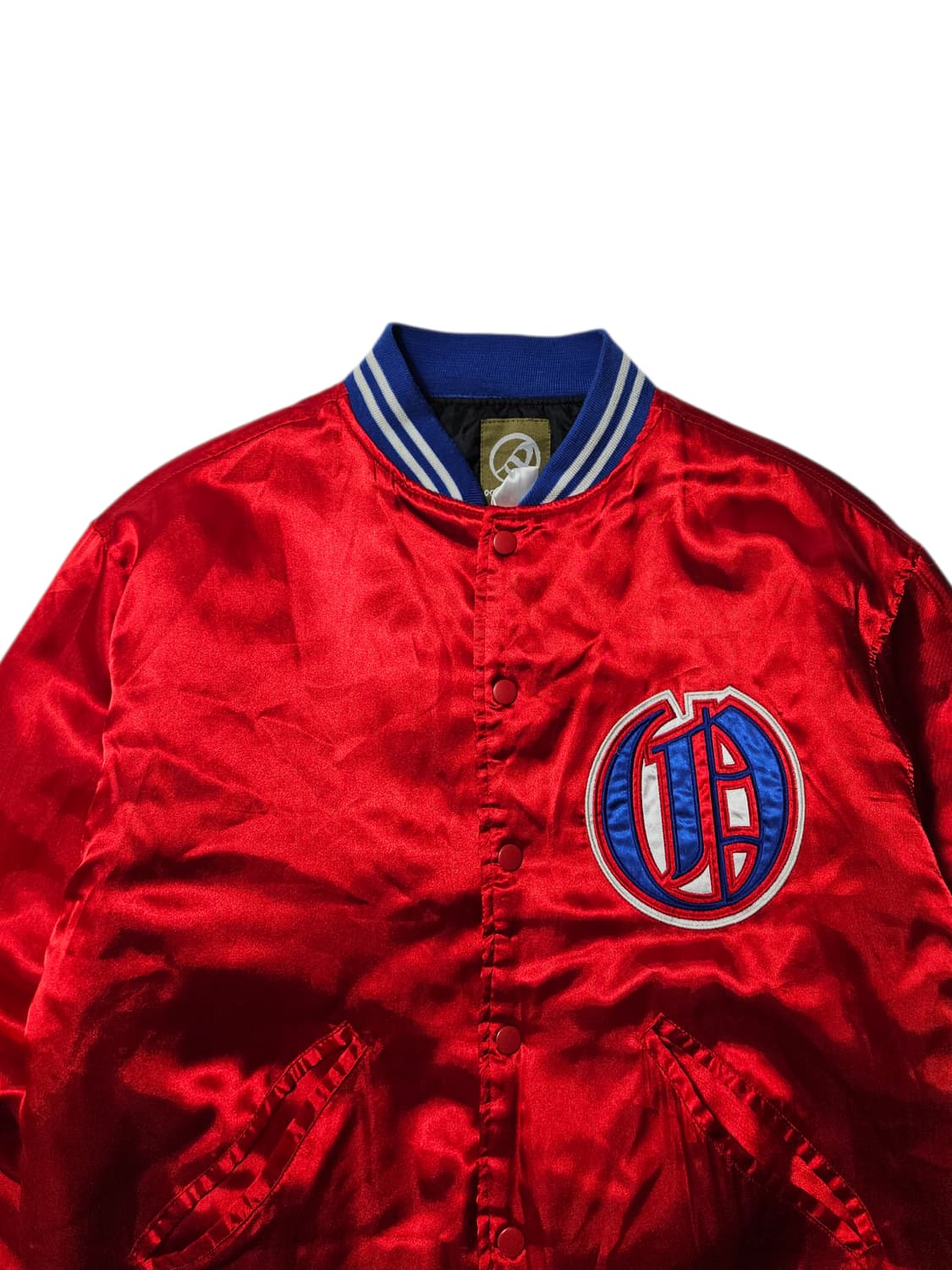 옥토퍼스아미 나일론 사틴 자켓 바시티 M 100 105 상품이미지3