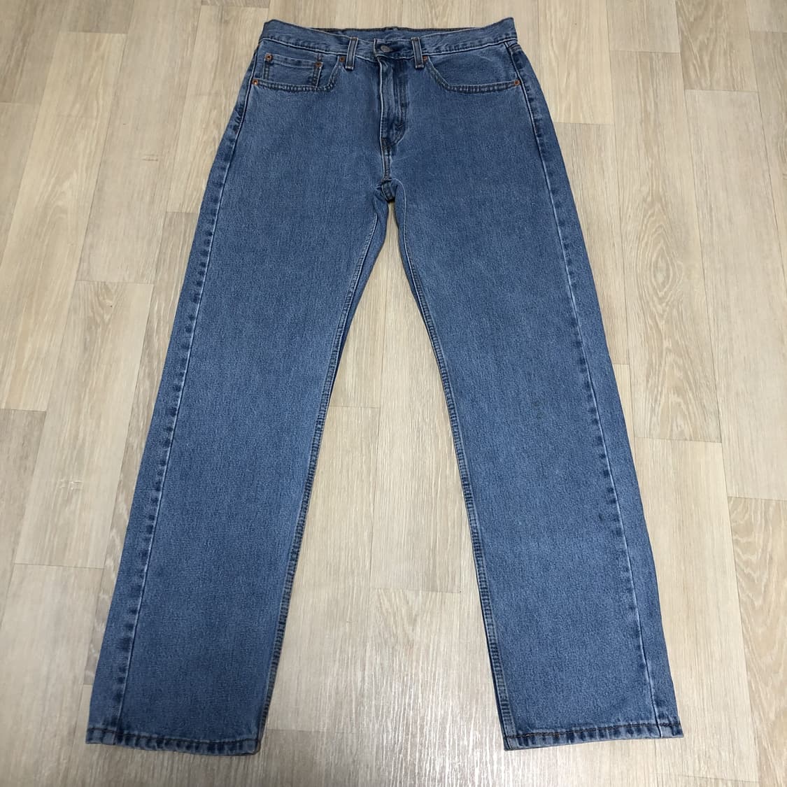 (31) 리바이스 Levi's 505 레귤러핏 연청 워시드 데님 상품이미지1