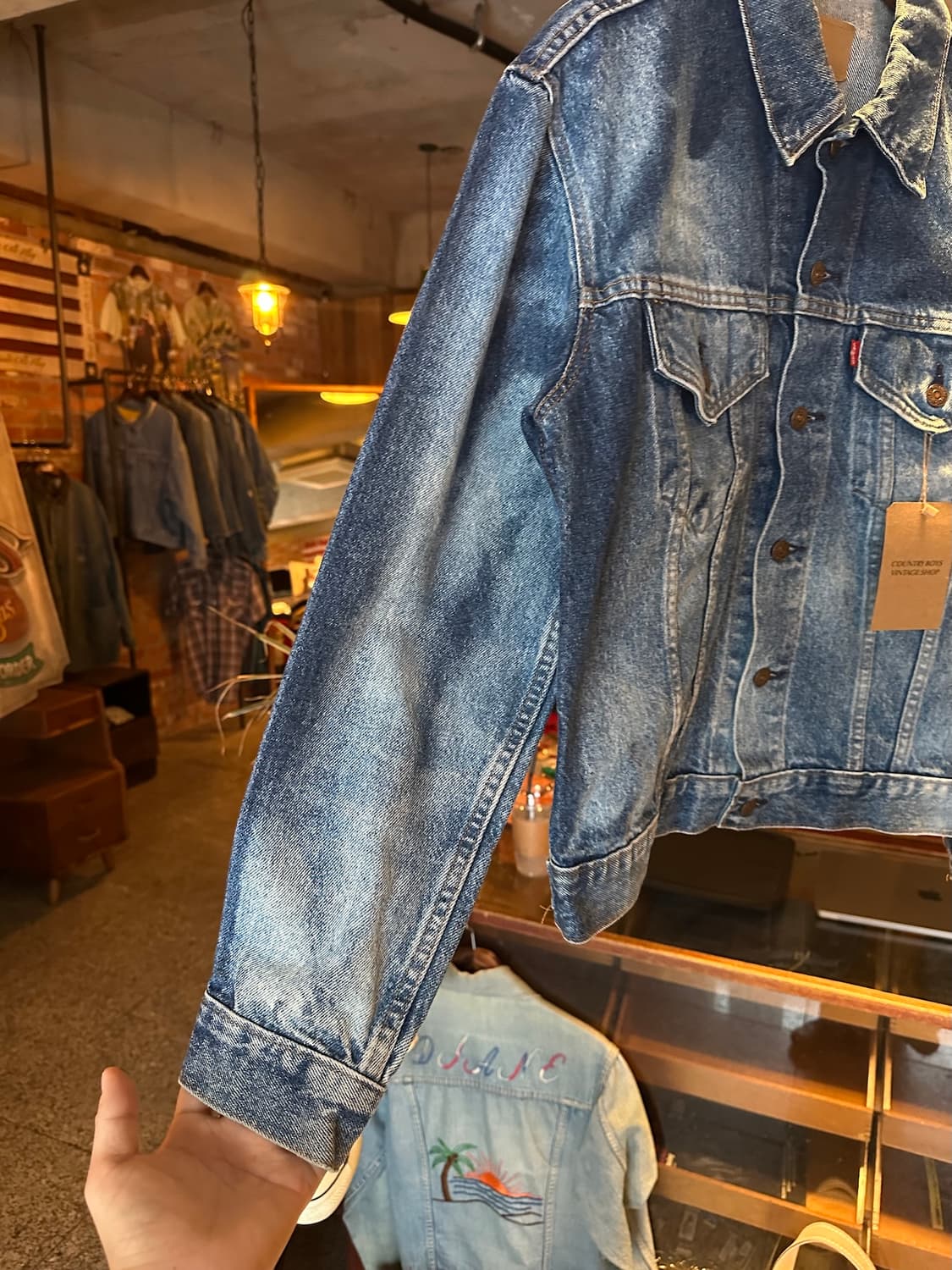 90s USA 빈티지 리바이스 3rd 3세대 데님 트러커 자켓 상품이미지5