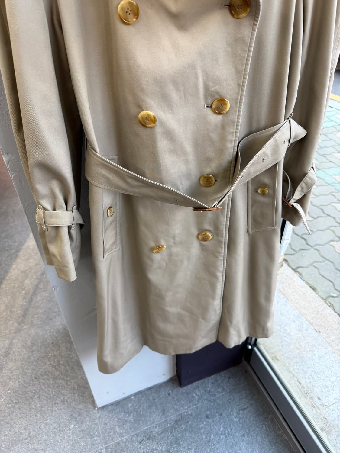 46/ 버버리 90s 아카이브 벨티드 트렌치코트 상품이미지4