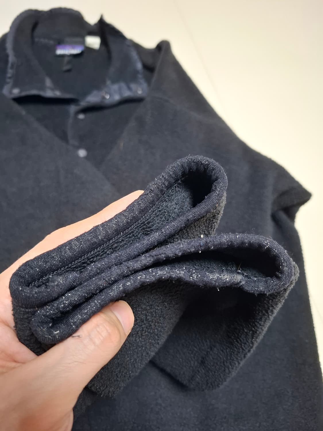 XL 빈티지 파타고니아 신칠라 플리스 풀오버 블랙 상품이미지6