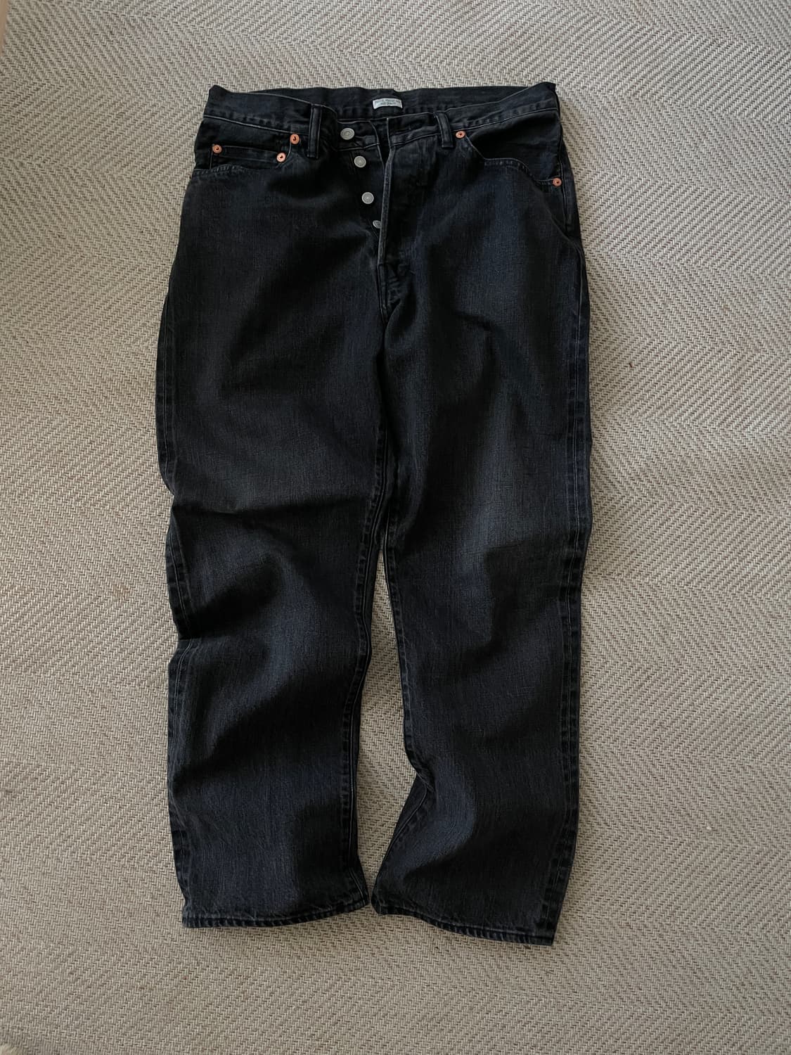 피그벨 phigvel 페이디드 진 블랙 3 상품이미지1