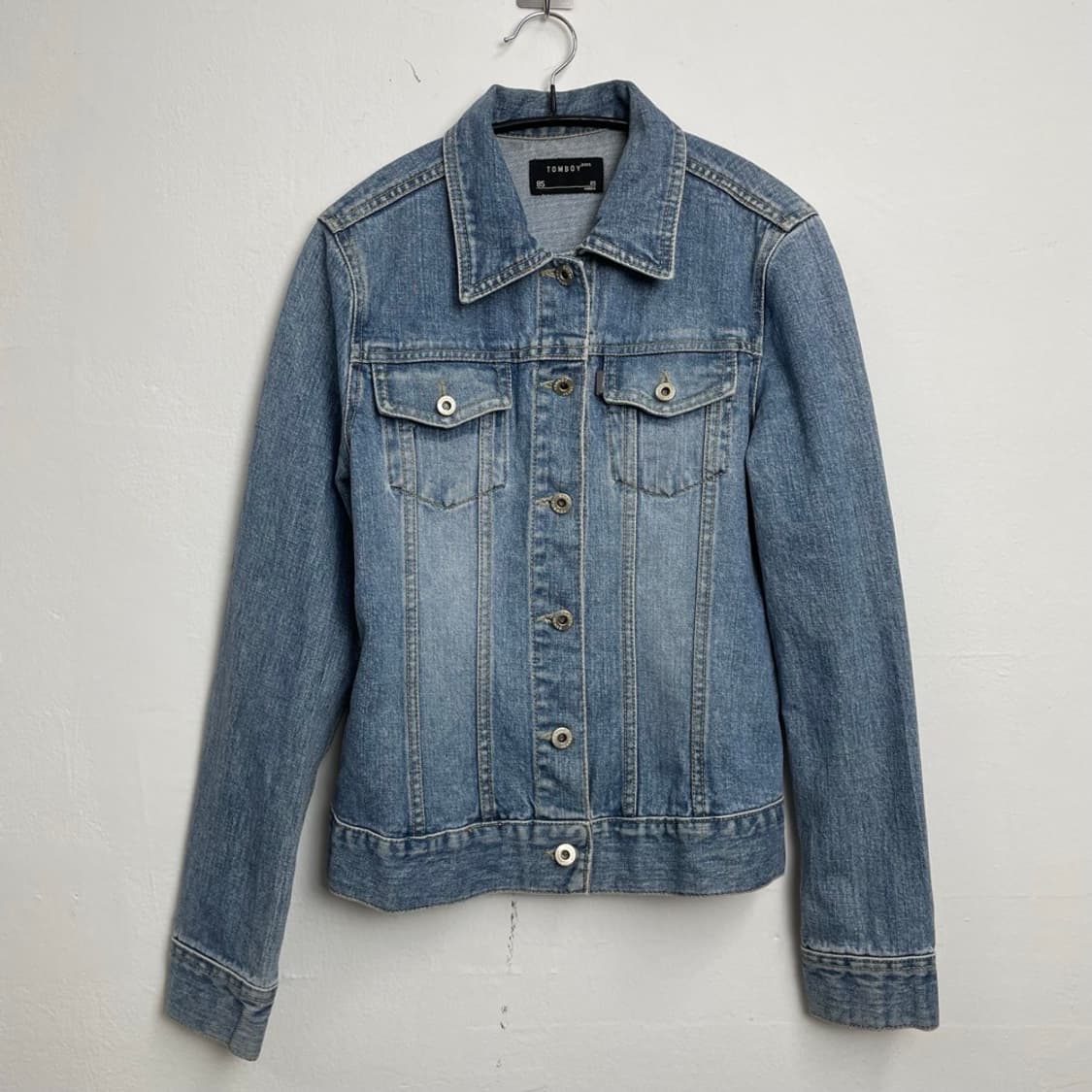 톰보이 진 TOMBOY JEANS 중청 데님자켓 청자켓 85 상품이미지1