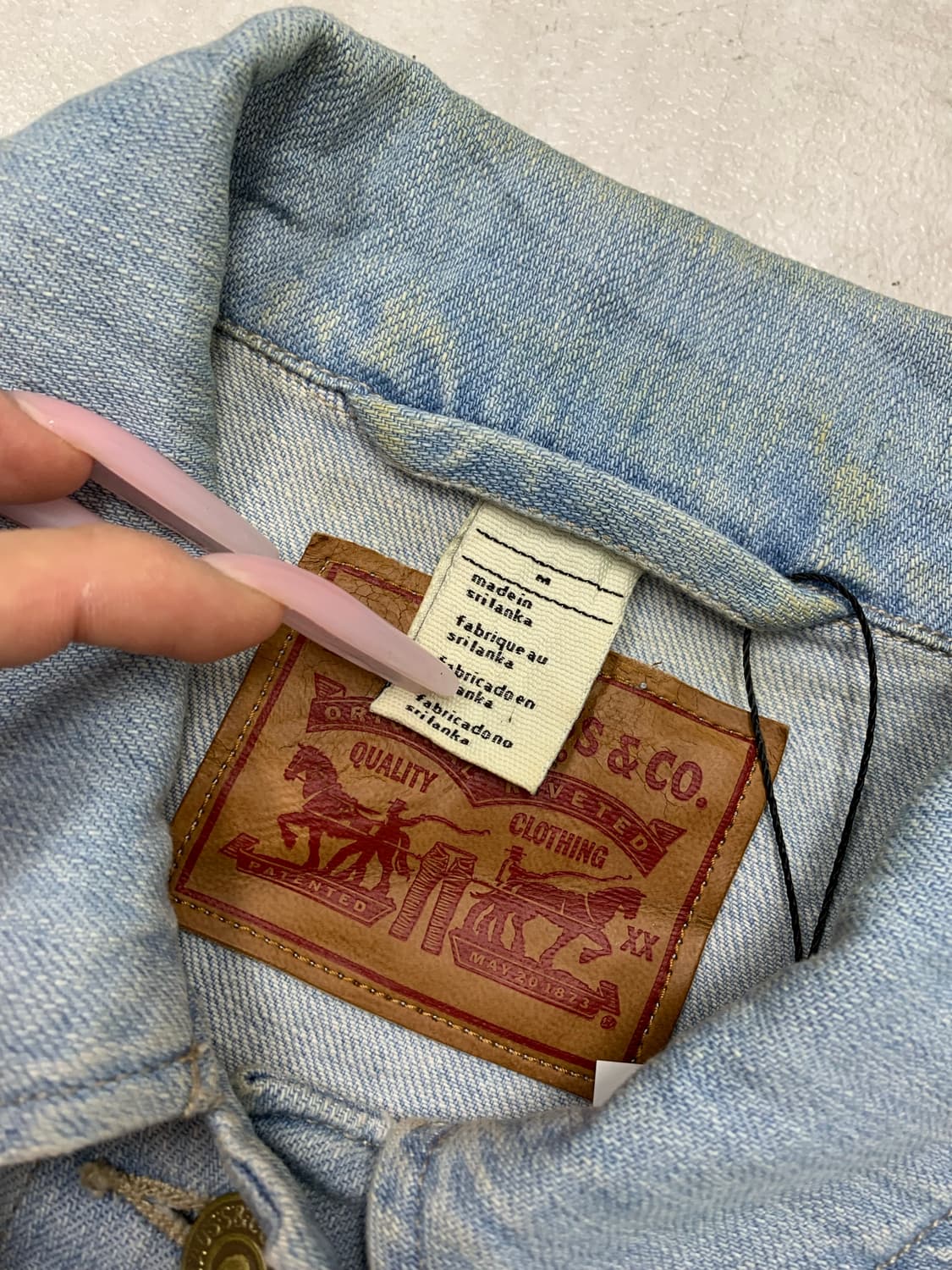 리바이스 데님 자켓 #579 상품이미지5