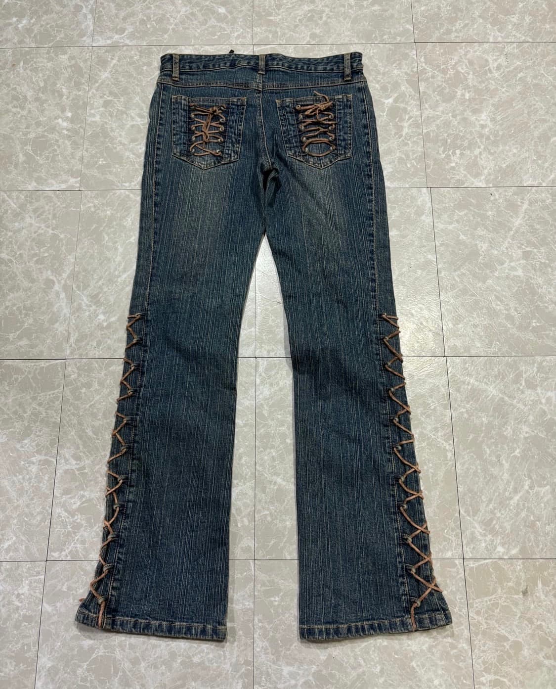 JOUER AUX ECHECS side corset detailpants 상품이미지4