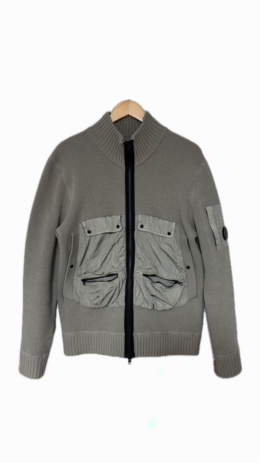 CP 컴퍼니 CP COMPANY 투웨이 집업 니트 상품이미지1