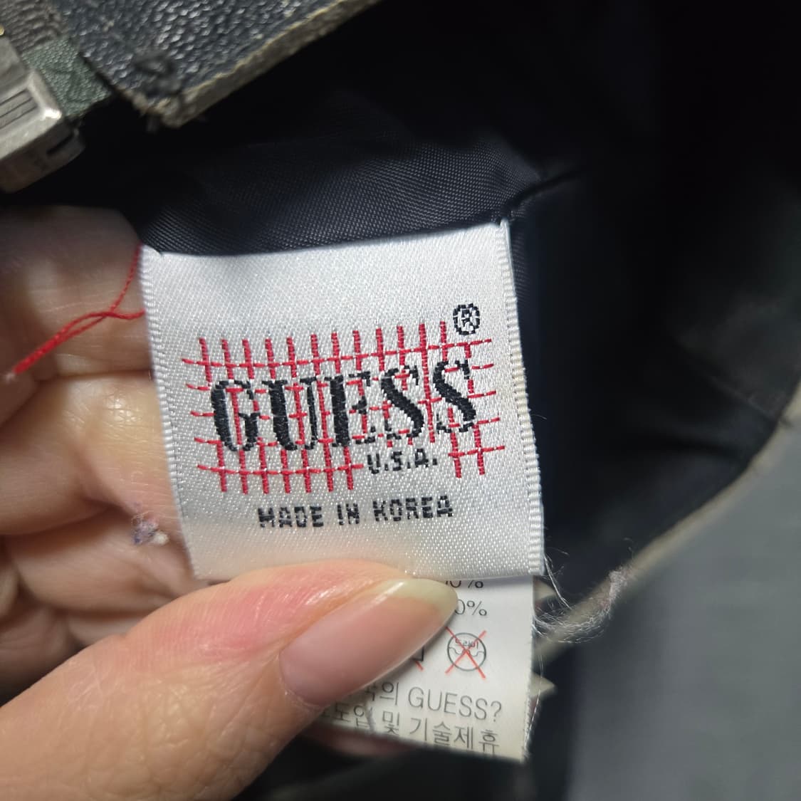 게스 워시드 양가죽 자켓  상품이미지7