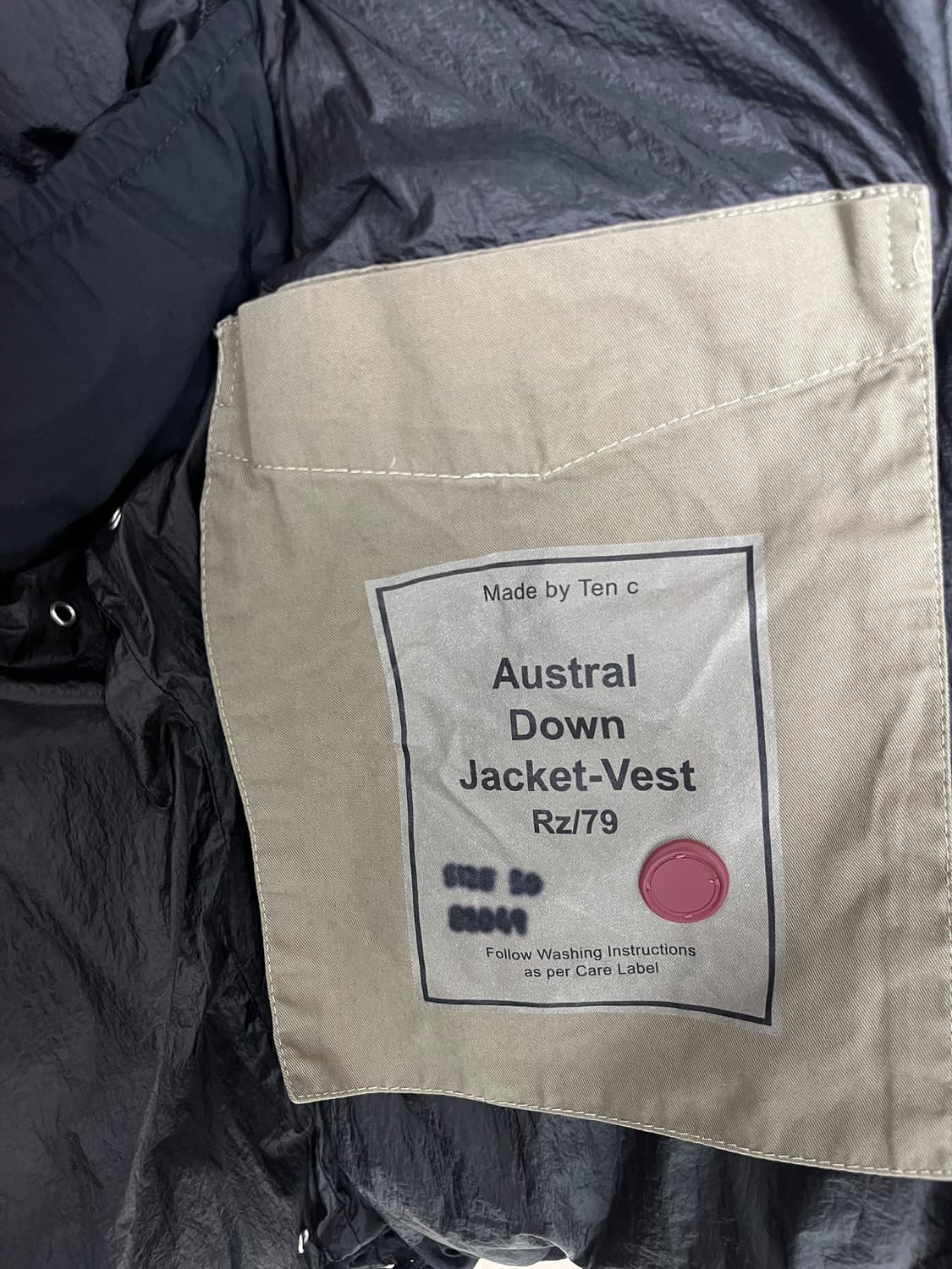 Ten C 텐씨 오스트랄 다운 자켓 50 상품이미지4