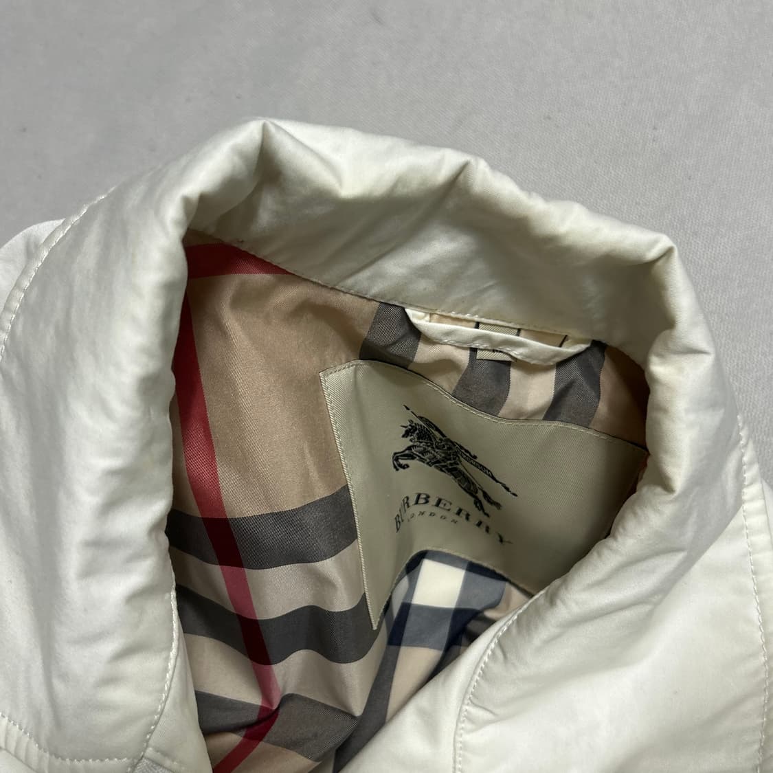 M 버버리 화이트 블루종 상품이미지6