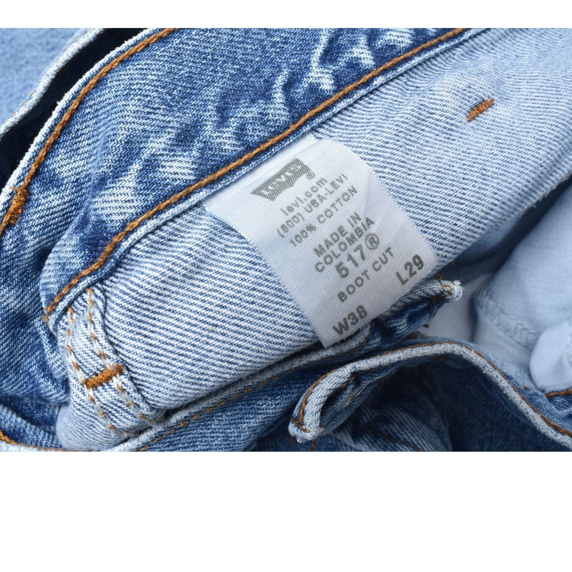 00S 빈티지 리바이스 517 청바지 부츠컷 데님팬츠 38 N0015 상품이미지9