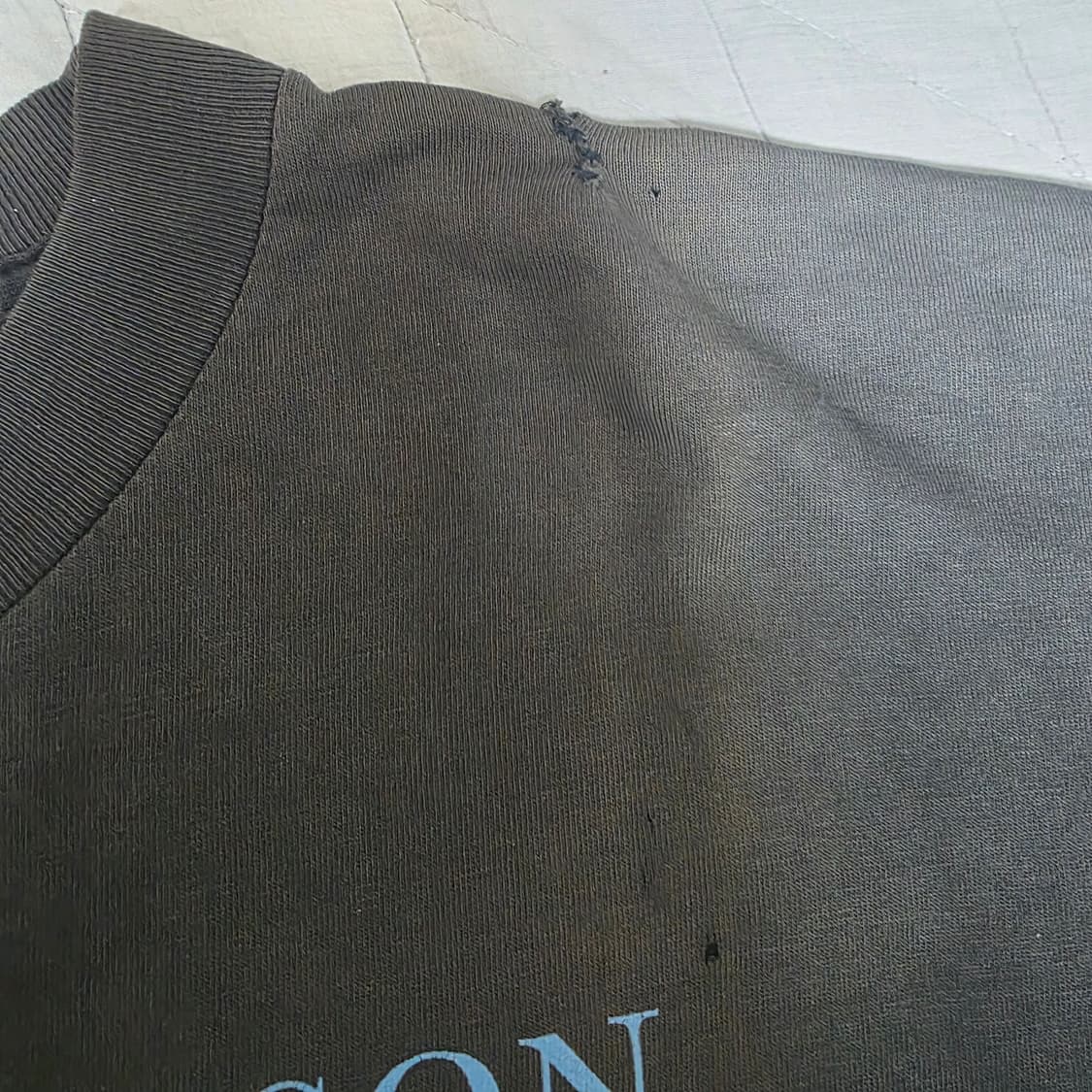 [L] 90s REPAIRED 마릴린맨슨 안티크라이스트 빈티지 밴드티 상품이미지5