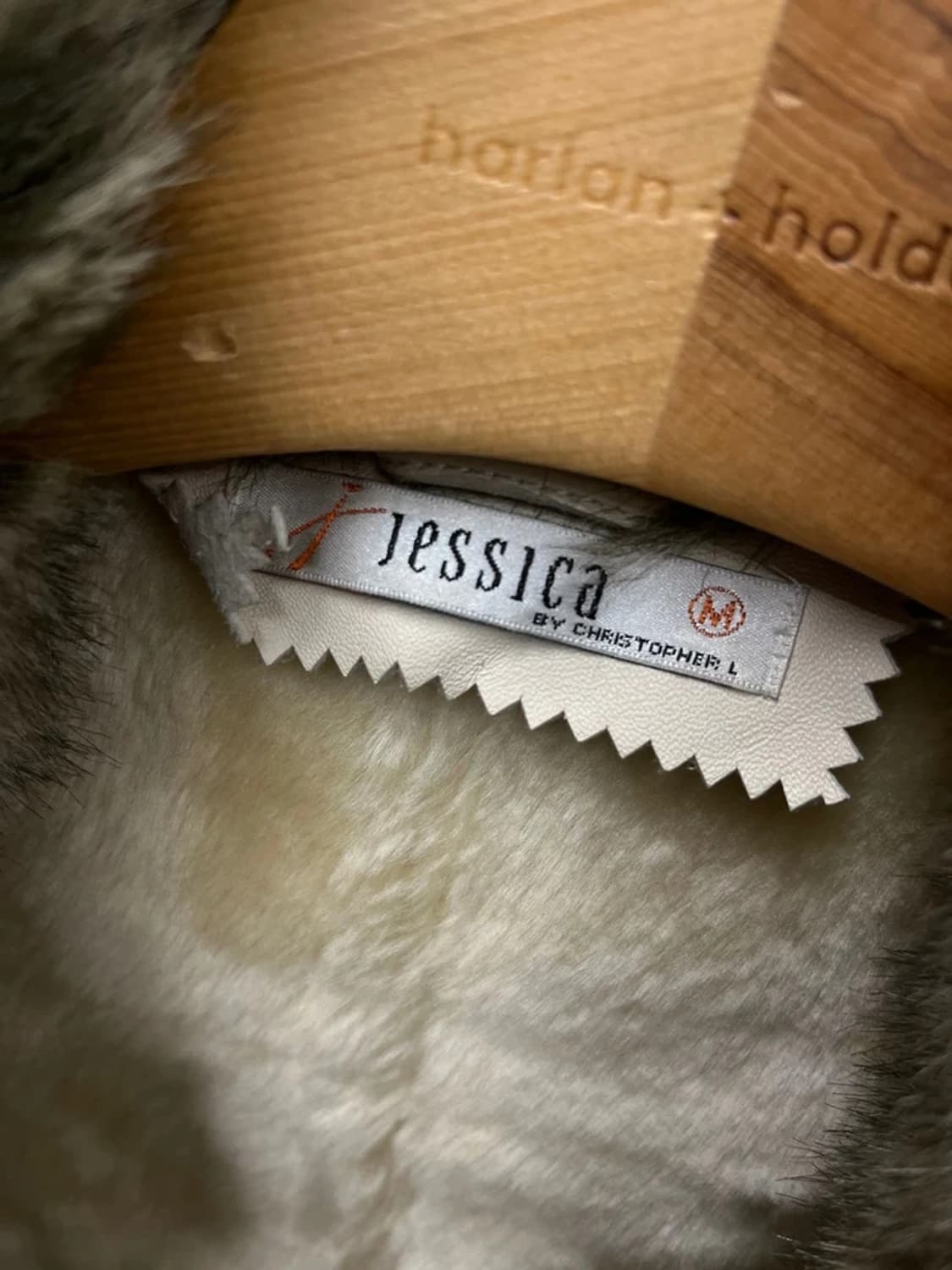 제시카 크리스토퍼 00's Y2K 퍼 크롭 양가죽 자켓 PN8490 상품이미지9