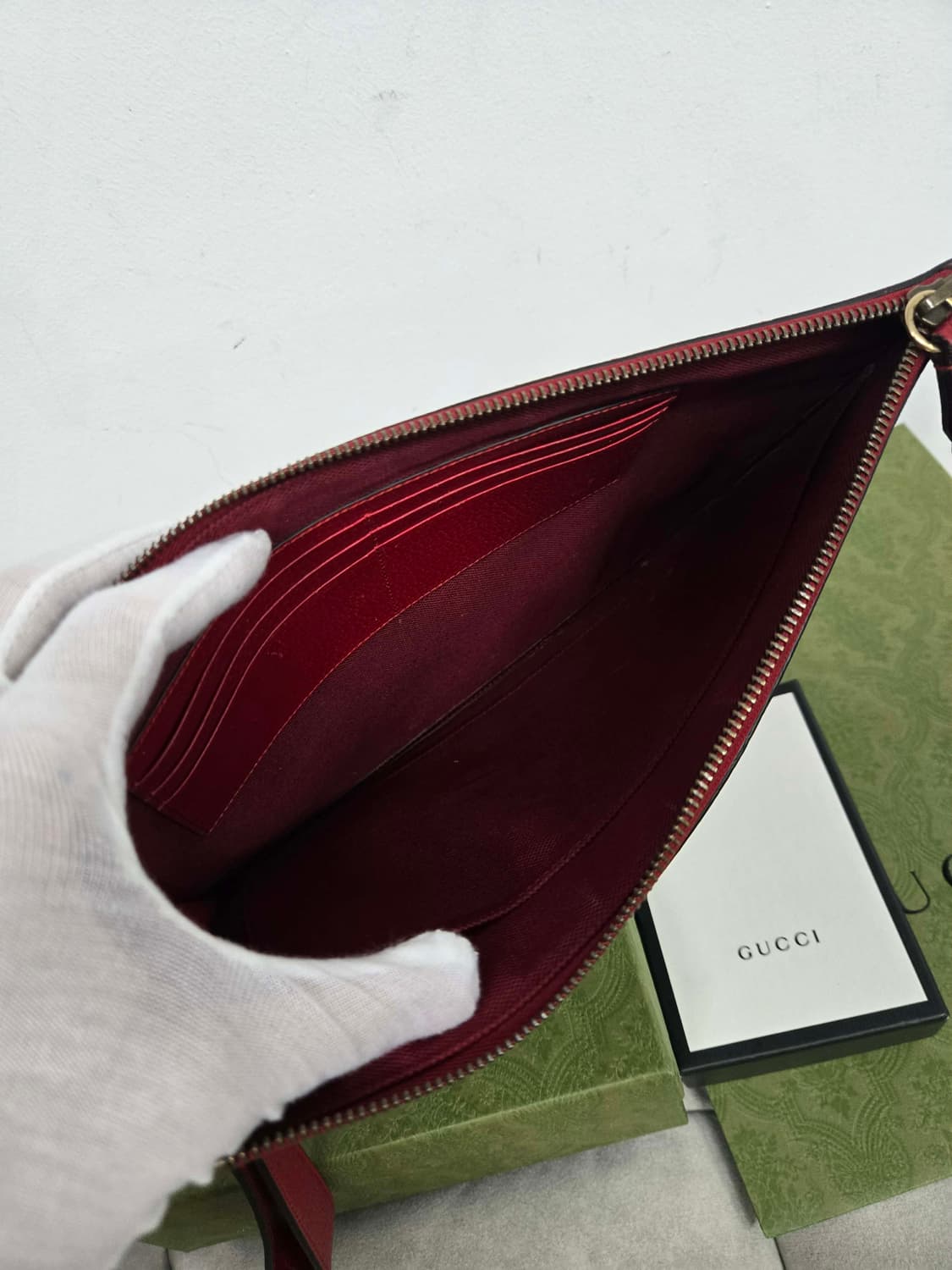 [보증서 정품] 구찌 킹스네이크 한정 클러치백 상품이미지5