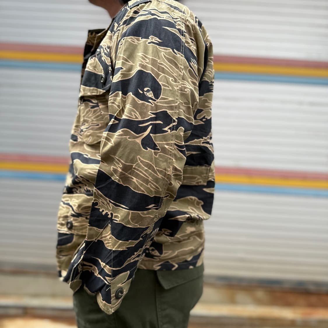 60‘s U.S Army (복각) 타이거 카모 컴뱃 자켓 S/S 상품이미지9