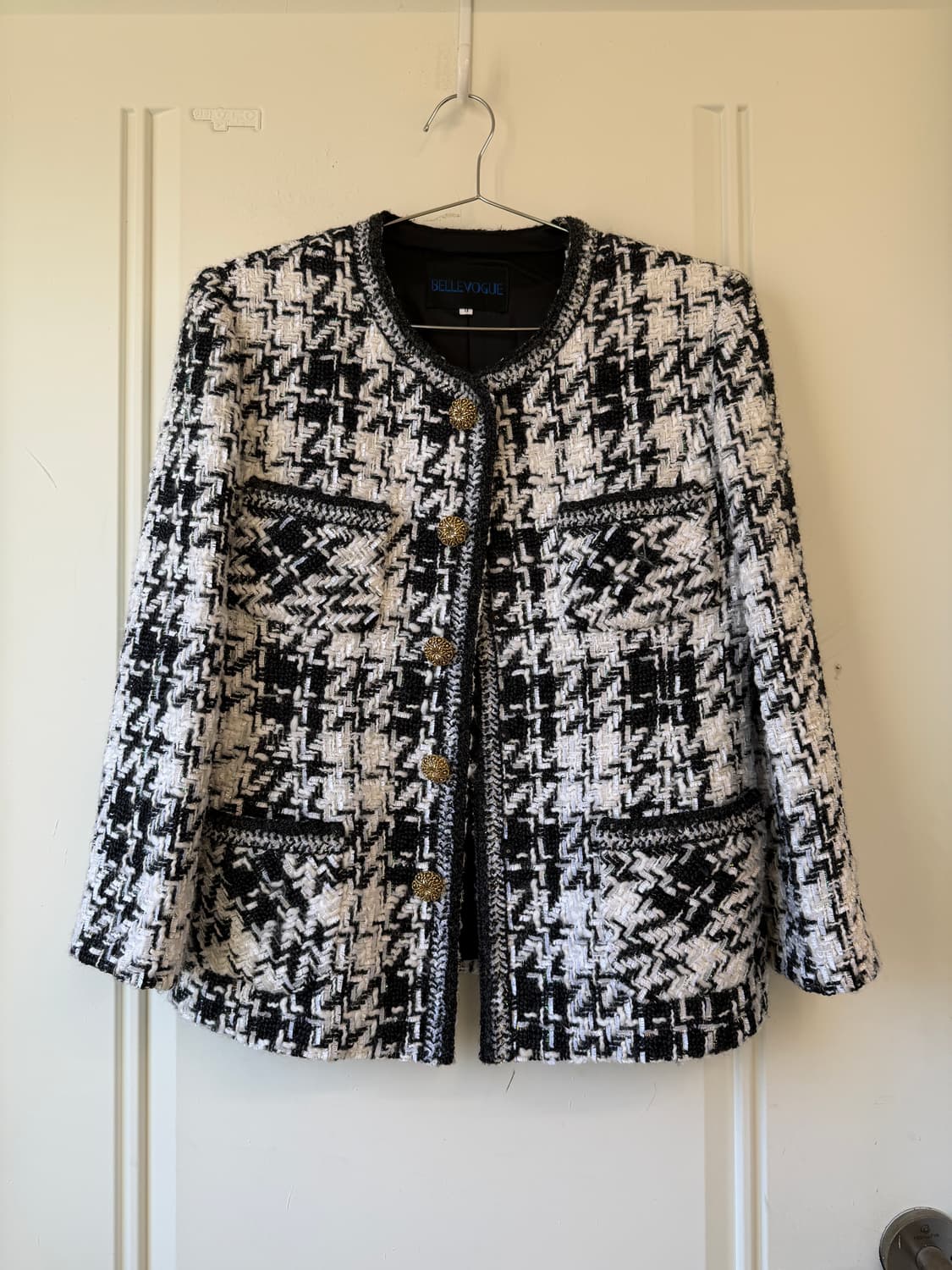 일본빈티지 BELLEVOGUE 트위드자켓 상품이미지6