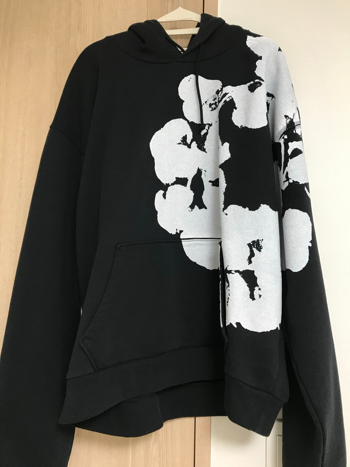 데님티어스 Biggie Cotton 후드티 블랙 상품이미지3